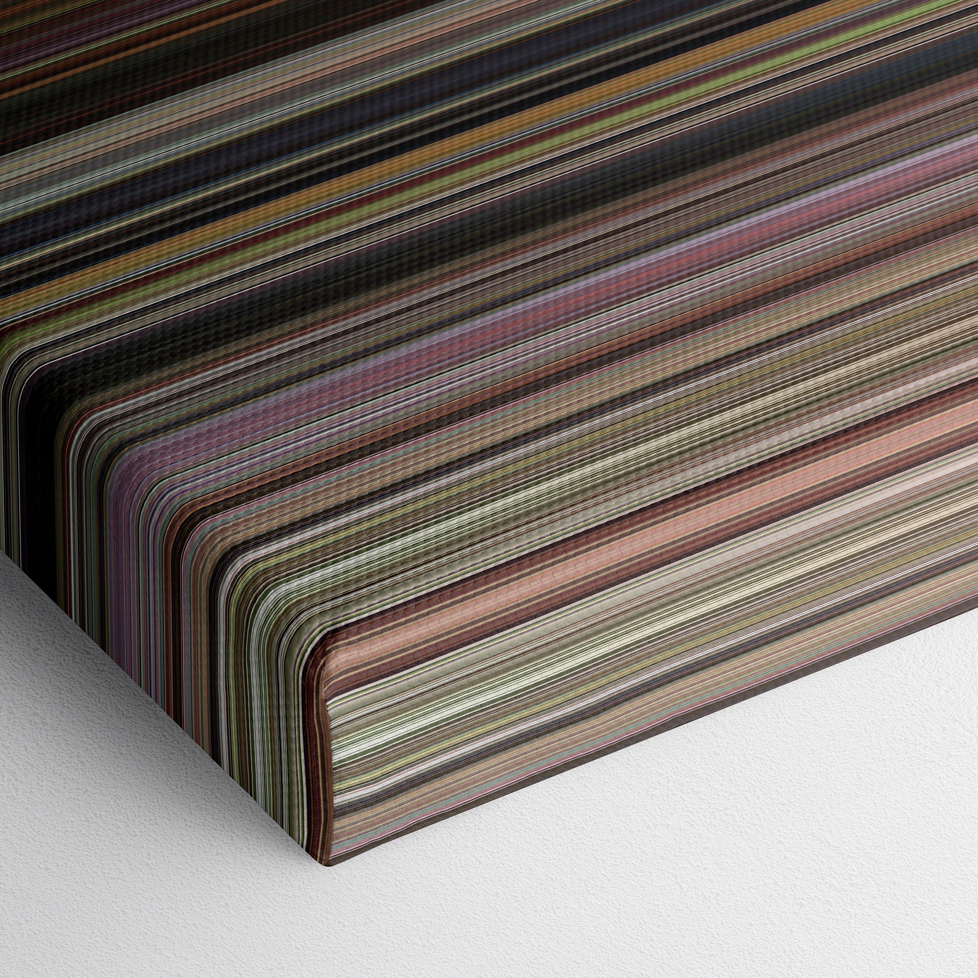 13 Going On 30 (2004) CineSpectrum Color Spectrum Canvas Print - Close Up of Bottom of Print