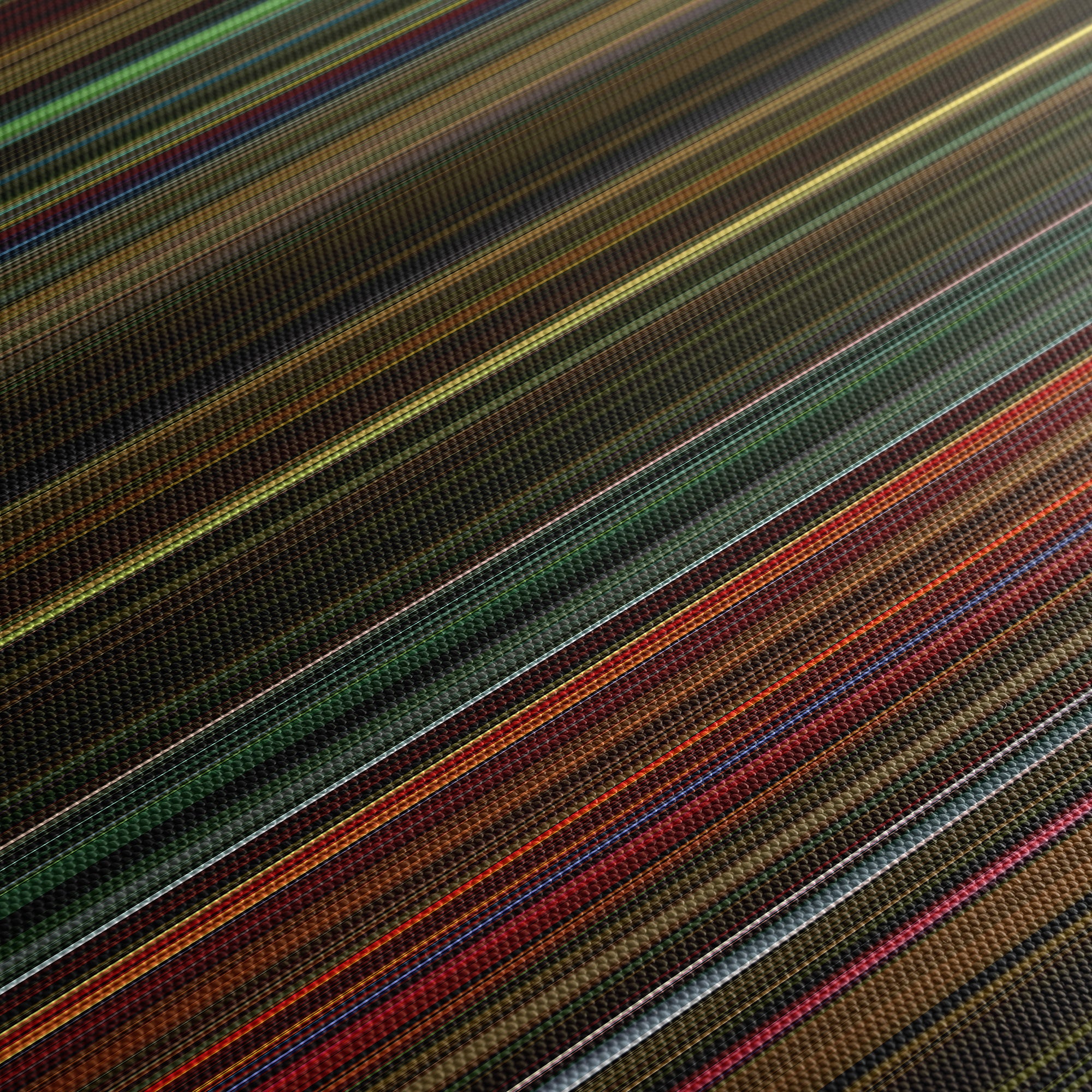 2046 (2004) CineSpectrum Color Spectrum Canvas Print - Close Up of Middle of Print