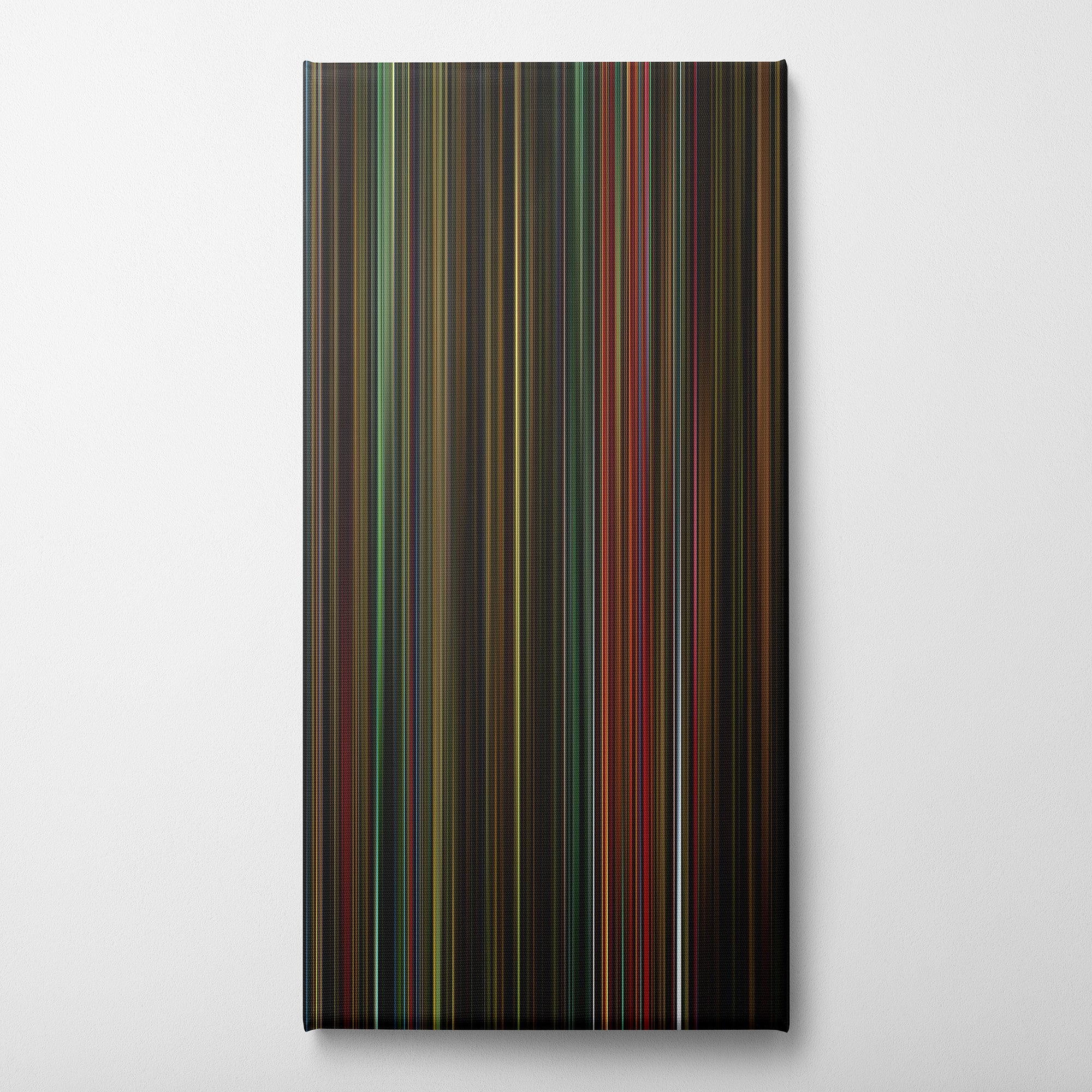 2046 (2004) CineSpectrum Color Spectrum Canvas Print - Vertical on Wall