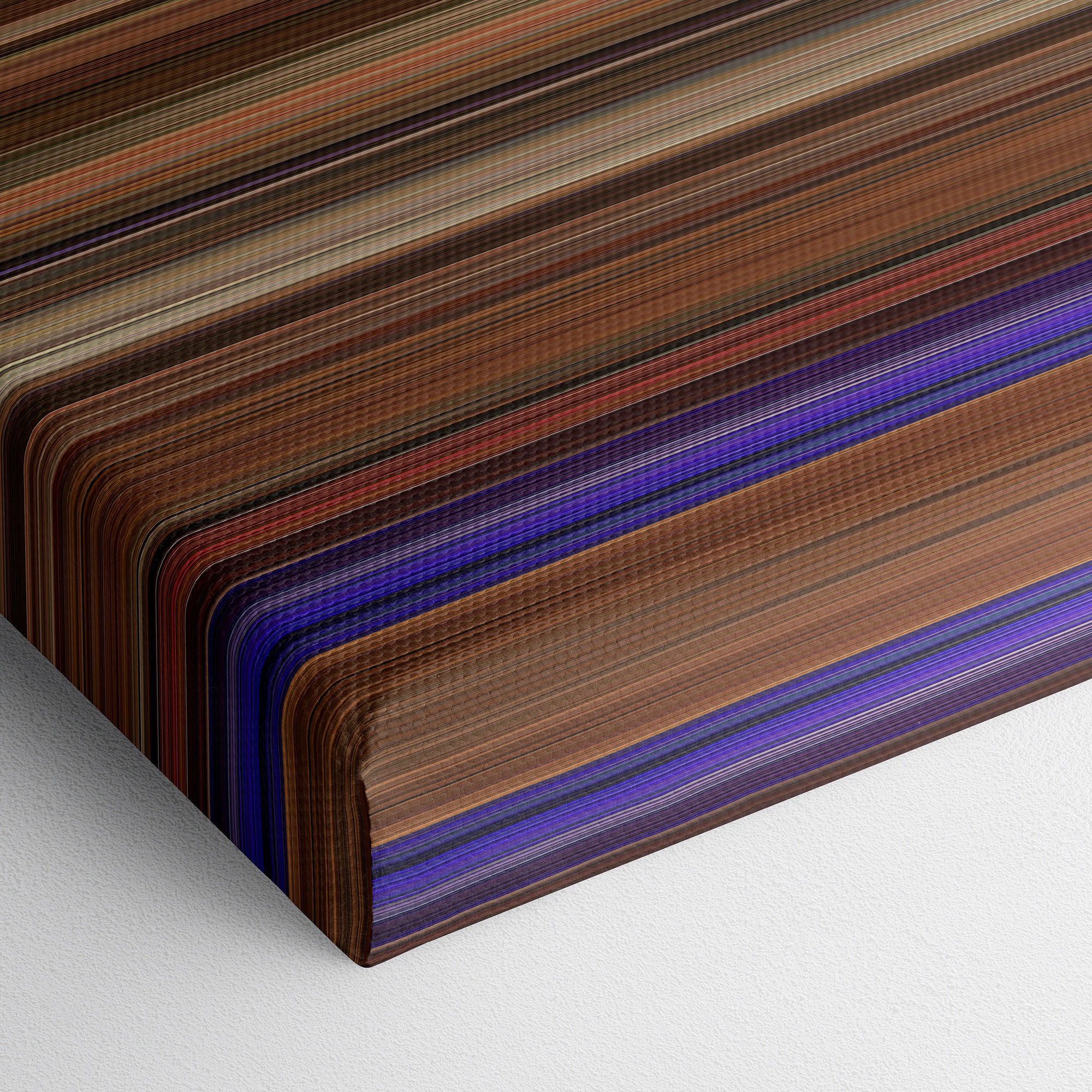 A Cinderella Story - Christmas Wish (2019) CineSpectrum Color Spectrum Canvas Print - Close Up of Bottom of Print