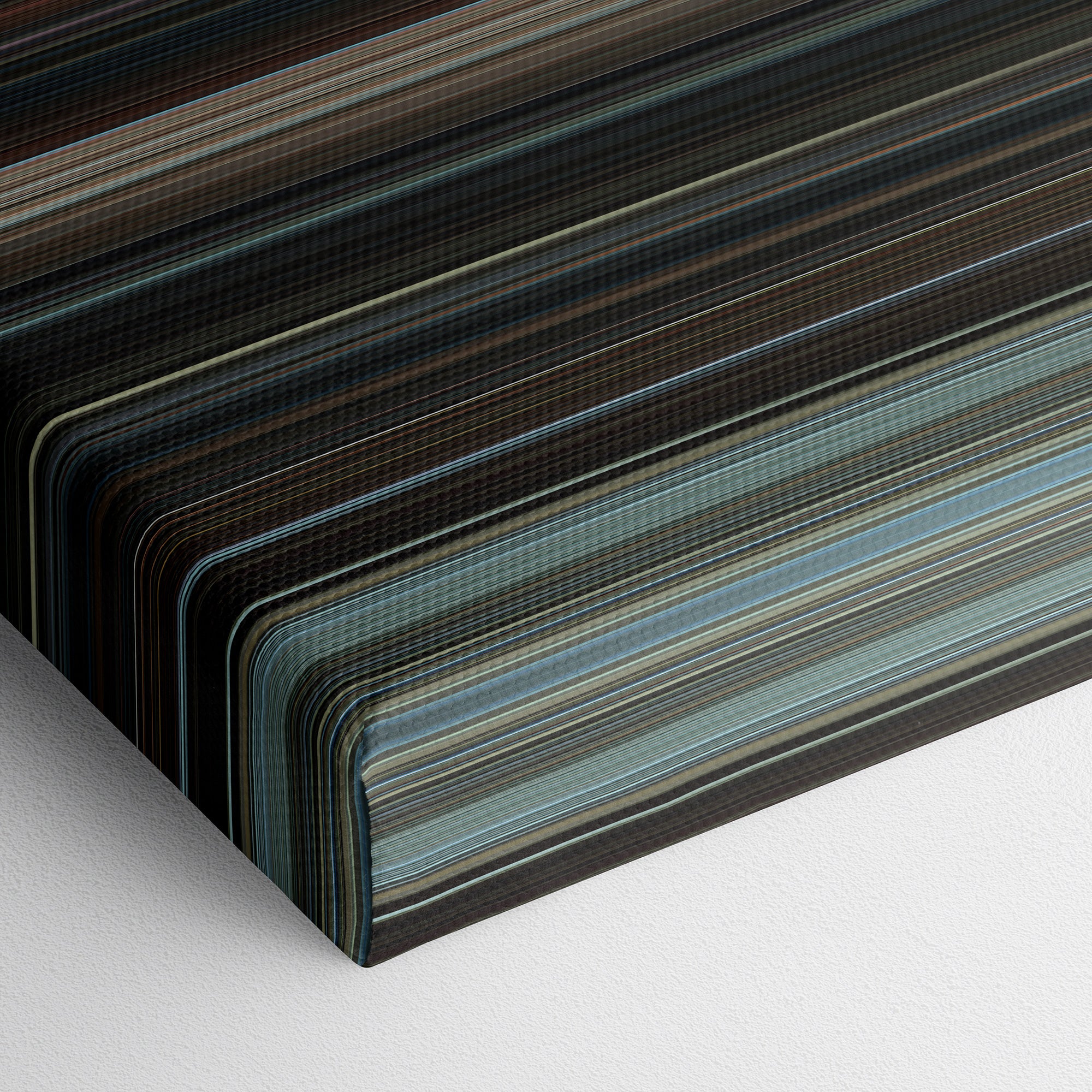 A Fistful of Dollars (1964) CineSpectrum Color Spectrum Canvas Print - Close Up of Bottom of Print