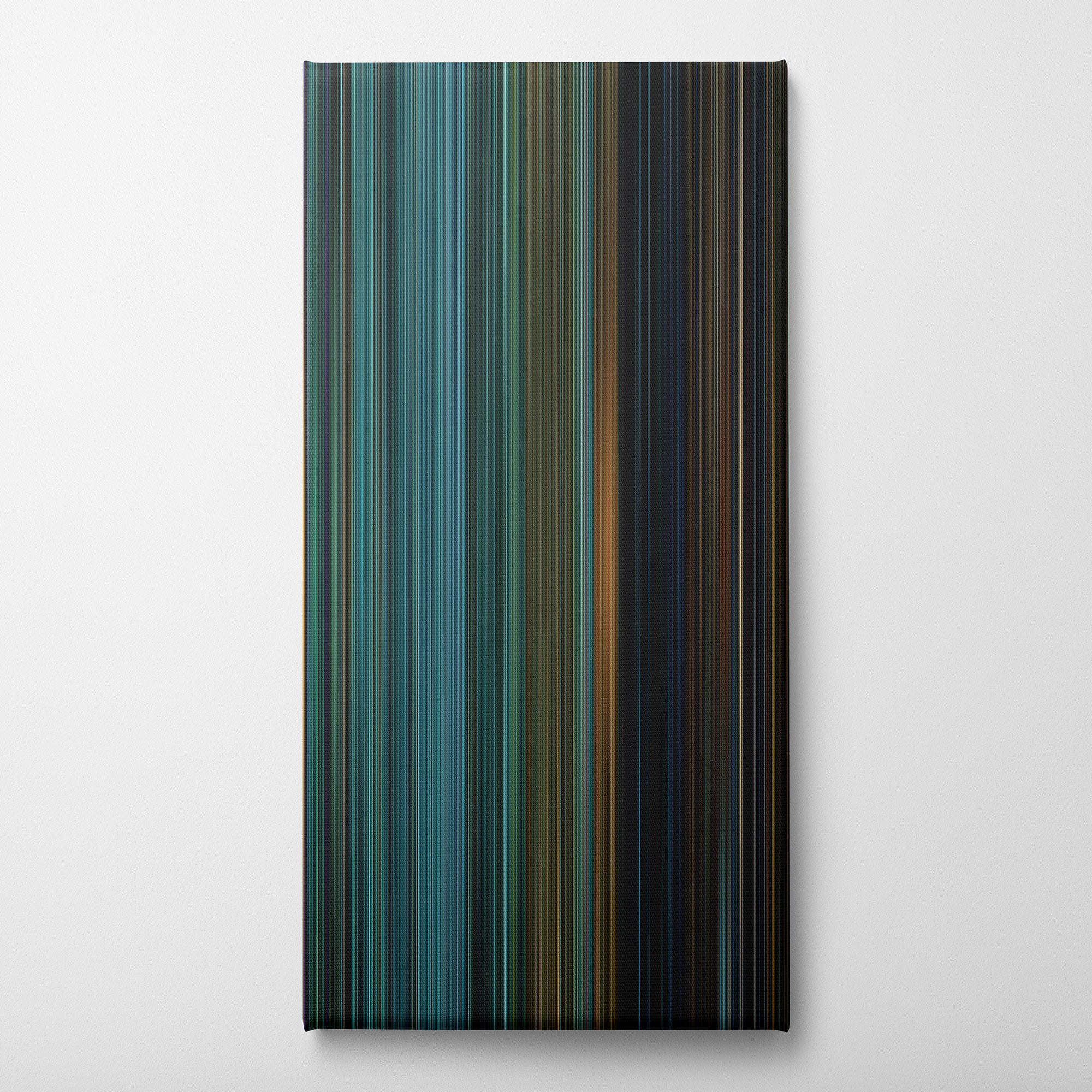 A Good Day to Die Hard (2013) CineSpectrum Color Spectrum Canvas Print - Vertical on Wall