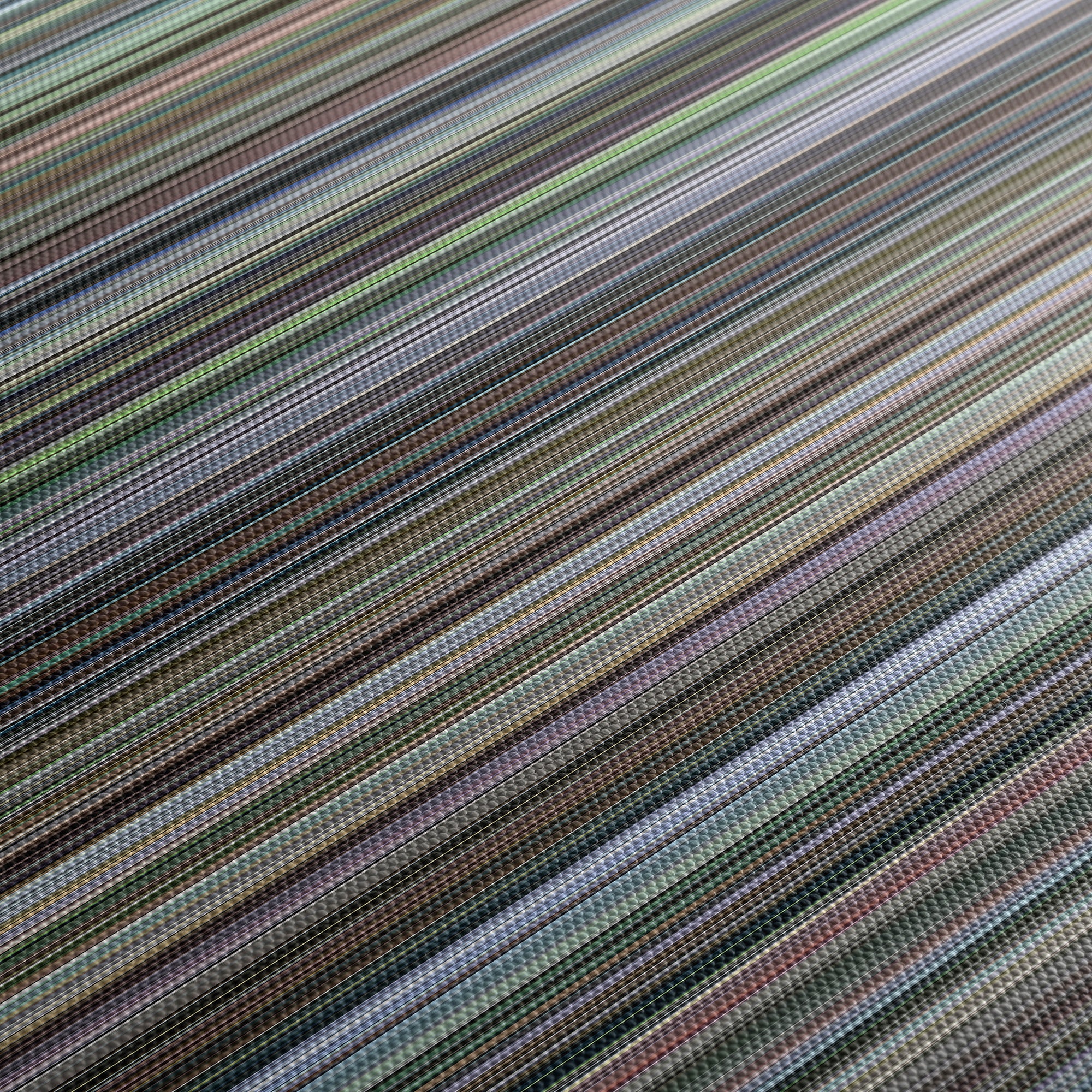 A Hidden Life (2019) CineSpectrum Color Spectrum Canvas Print - Close Up of Middle of Print