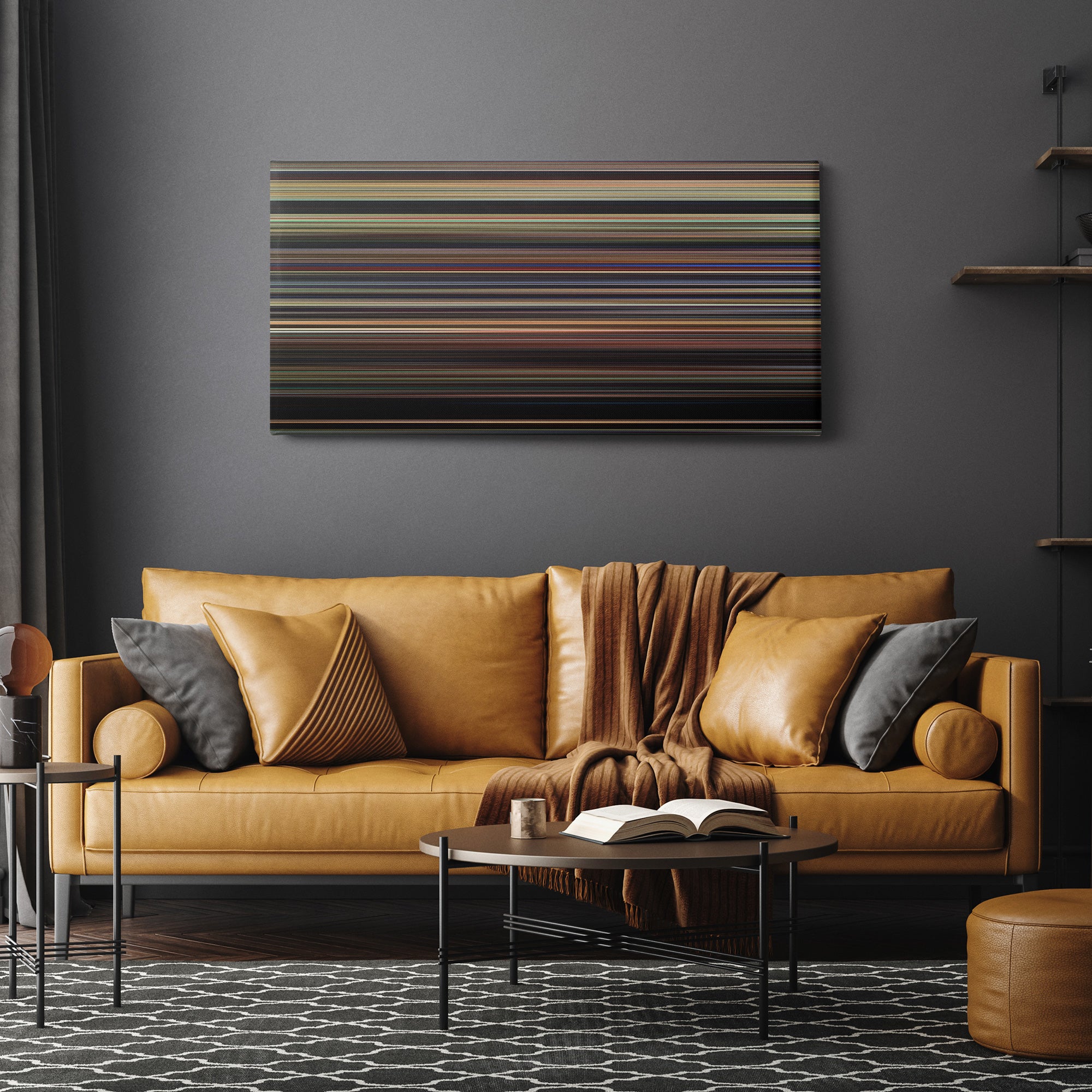 A Nightmare on Elm Street 2 - Freddys Revenge (1985) CineSpectrum Color Spectrum Canvas Print - Hanging Horizontal on Wall in Room