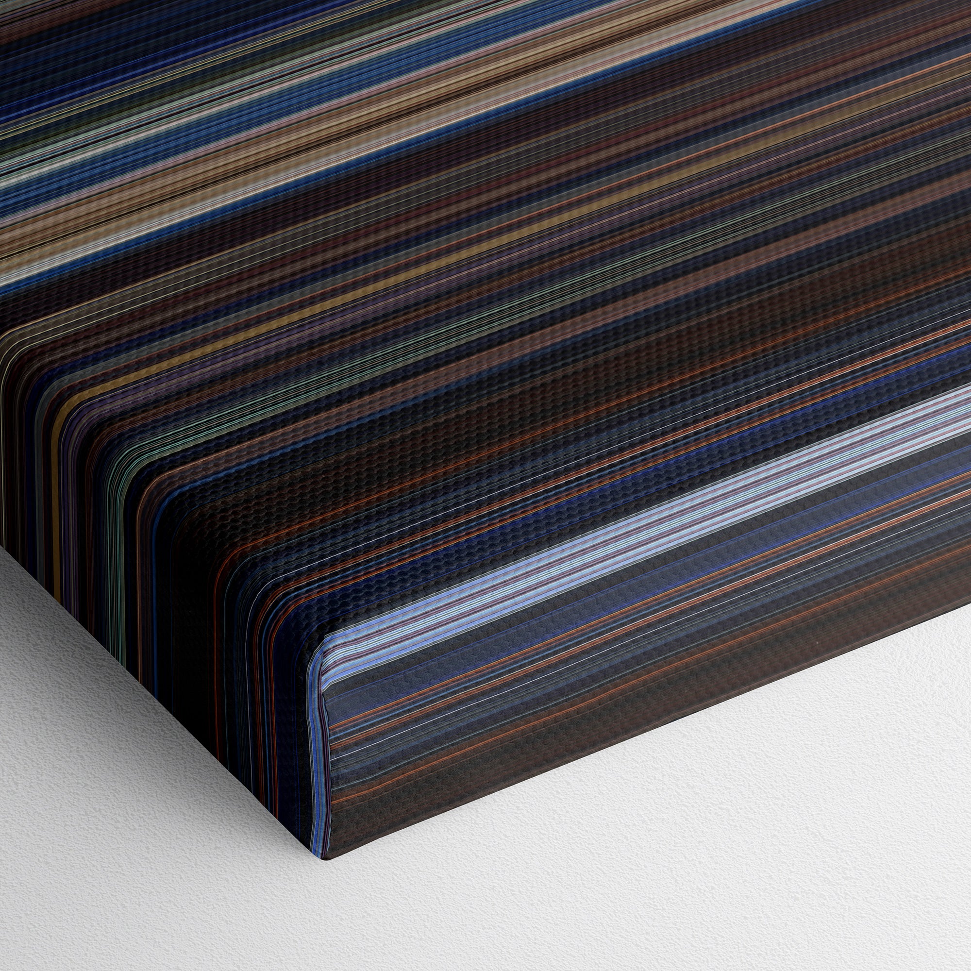 A Nightmare on Elm Street (1984) CineSpectrum Color Spectrum Canvas Print - Close Up of Bottom of Print