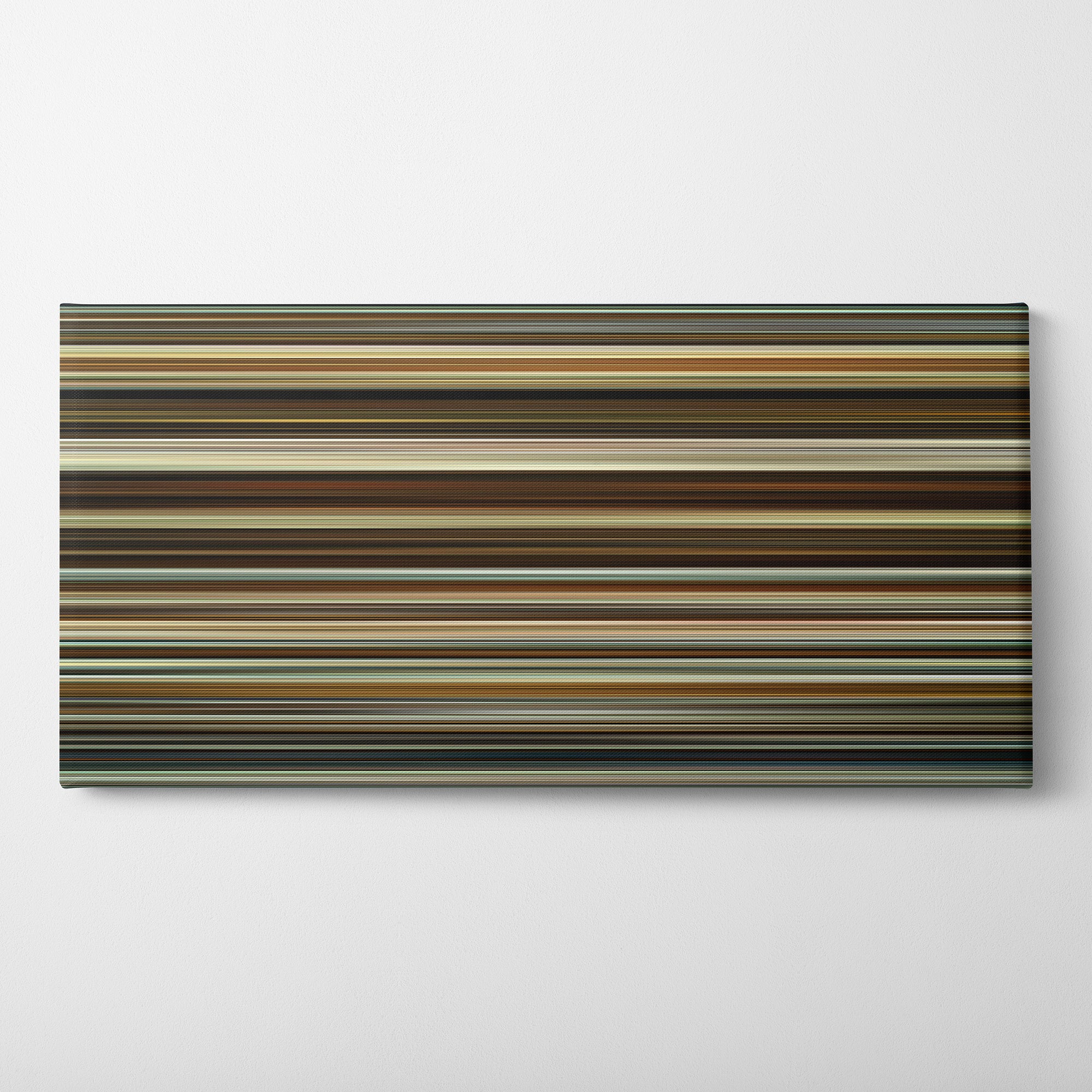 About Time (2013) CineSpectrum Color Spectrum Canvas Print - Horizontal on Wall