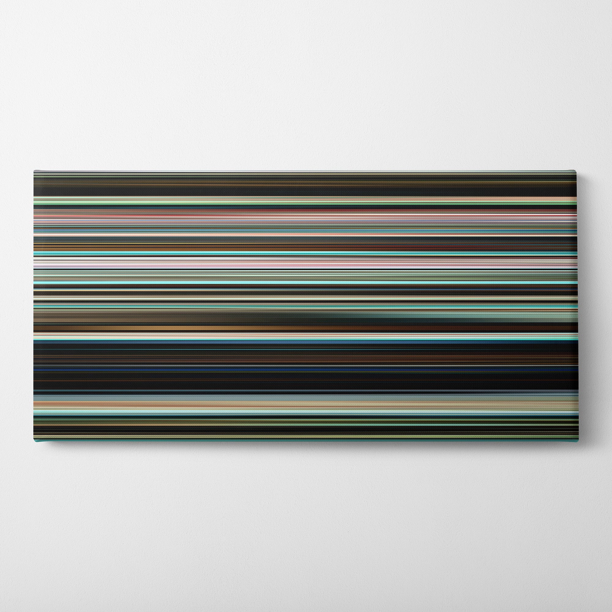 Aftersun (2022) CineSpectrum Color Spectrum Canvas Print - Horizontal on Wall