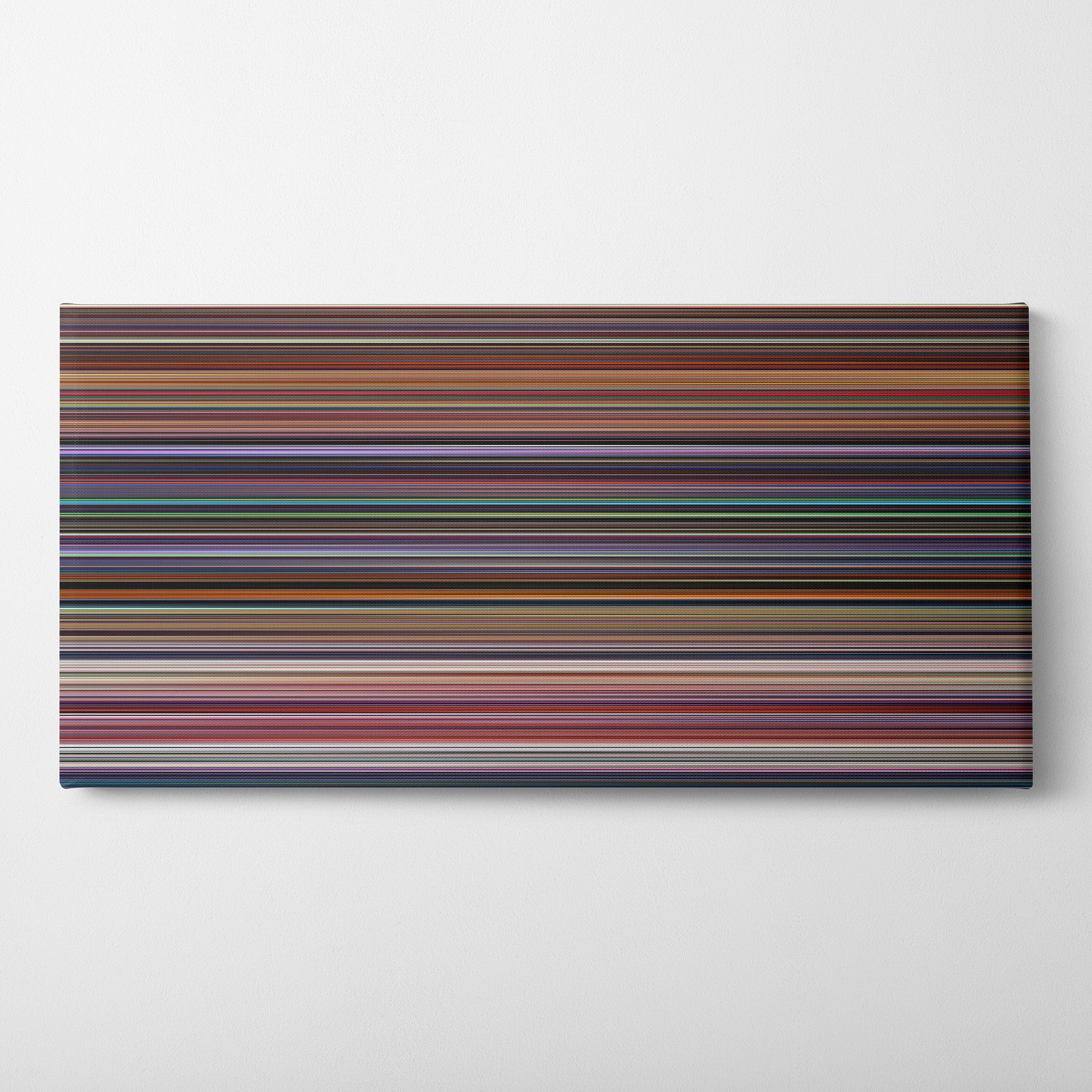 Akira (1988) CineSpectrum Color Spectrum Canvas Print - Horizontal on Wall