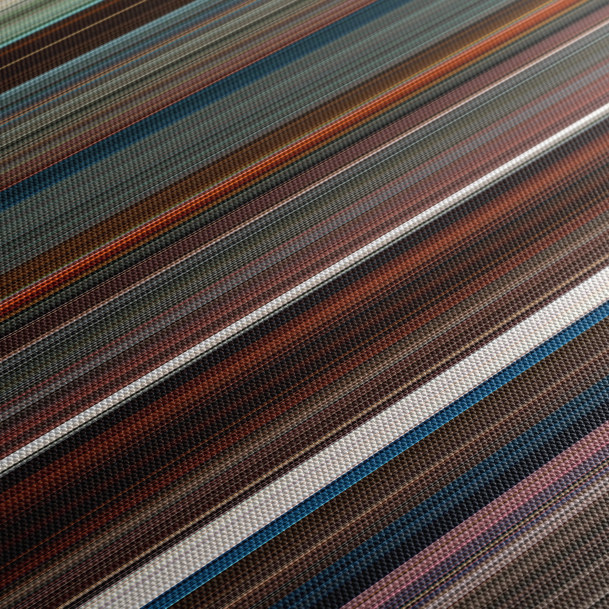 Alice in Wonderland (2010) CineSpectrum Color Spectrum Canvas Print - Close Up of Middle of Print