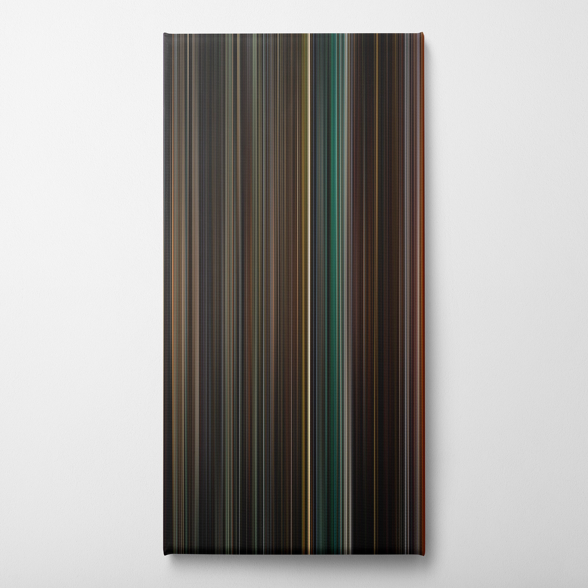 Alien Resurrection (1997) CineSpectrum Color Spectrum Canvas Print - Vertical on Wall