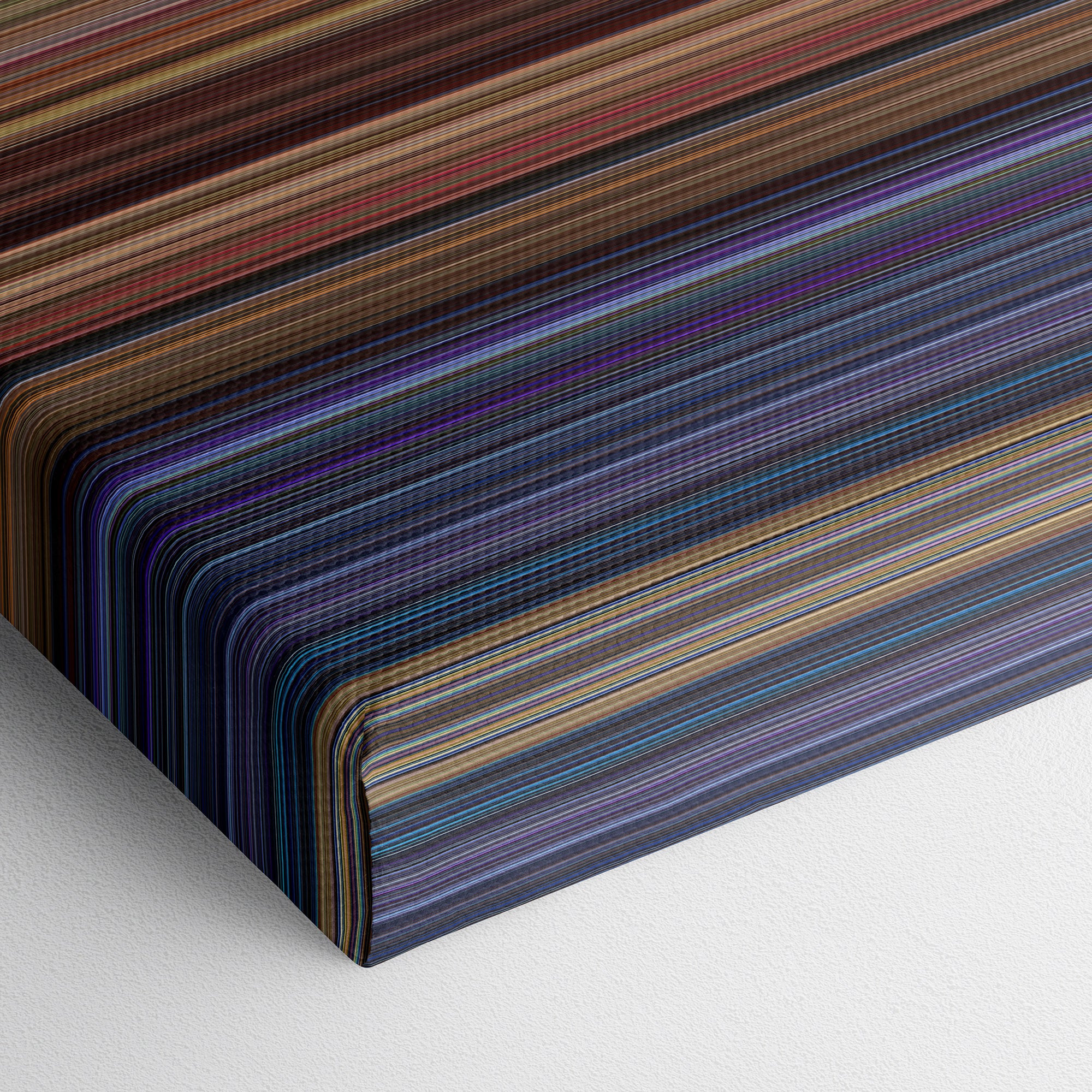 Another Cinderella Story (2008) CineSpectrum Color Spectrum Canvas Print - Close Up of Bottom of Print