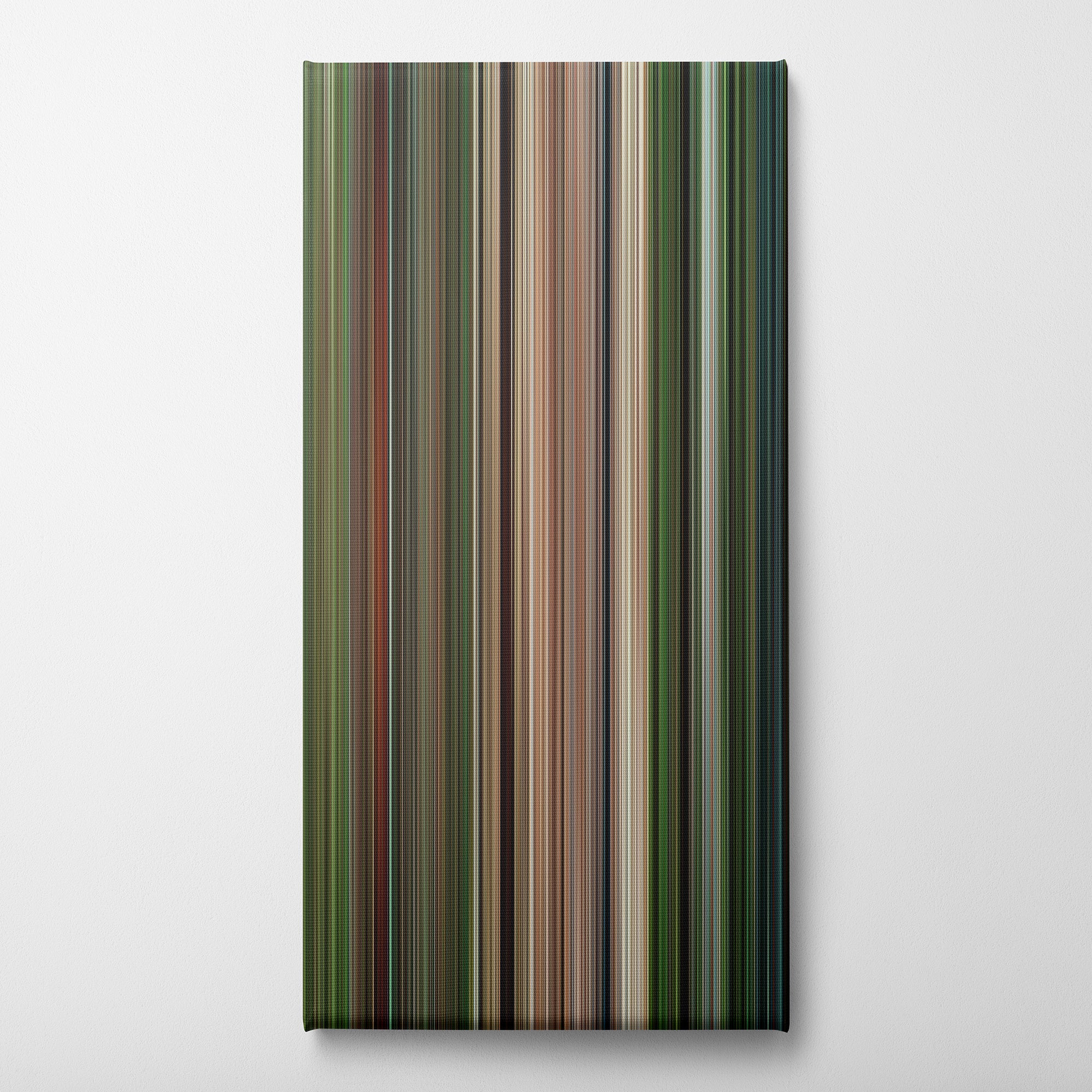 Apocalypto (2006) CineSpectrum Color Spectrum Canvas Print - Vertical on Wall