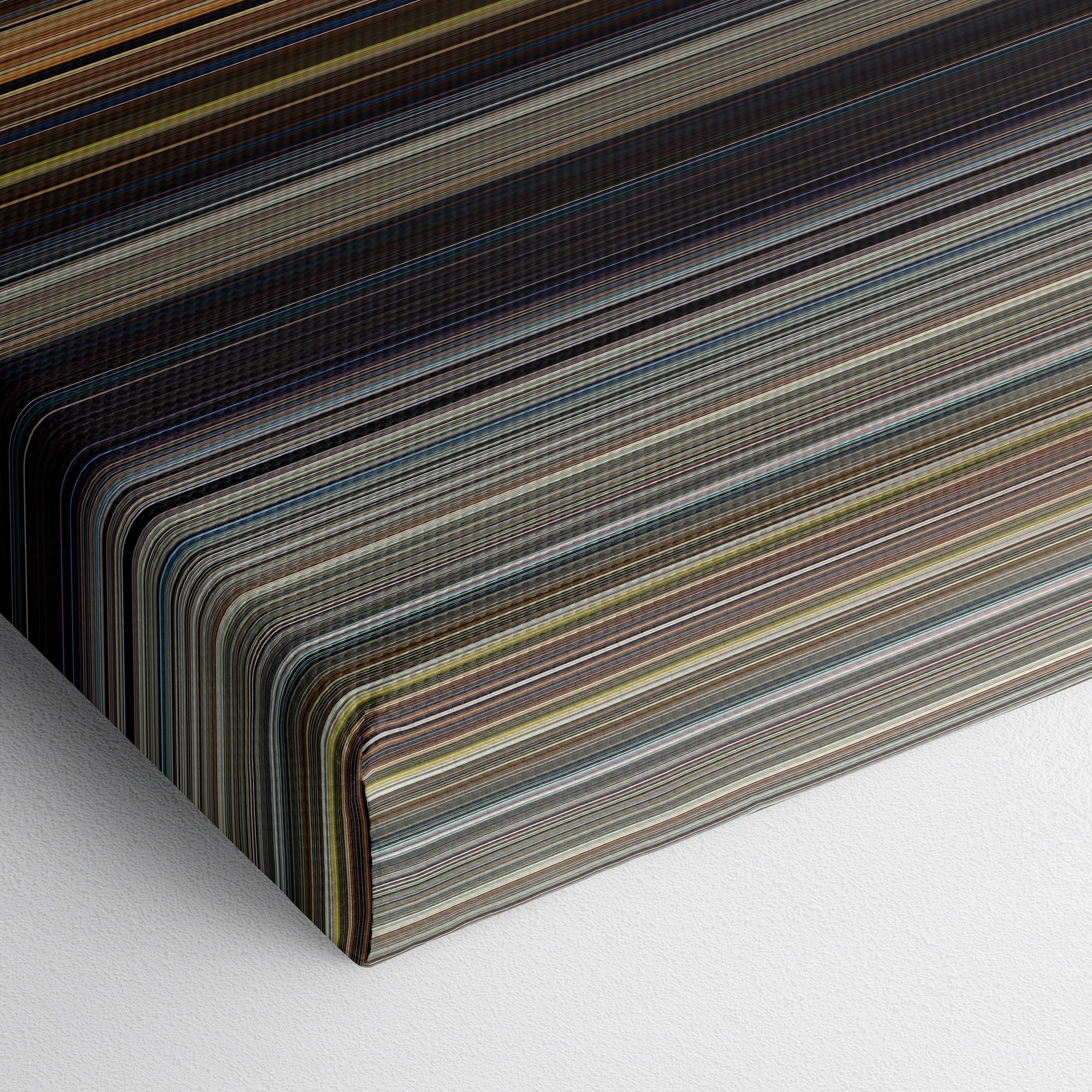 Avengers - Age of Ultron (2015) CineSpectrum Color Spectrum Canvas Print - Close Up of Bottom of Print