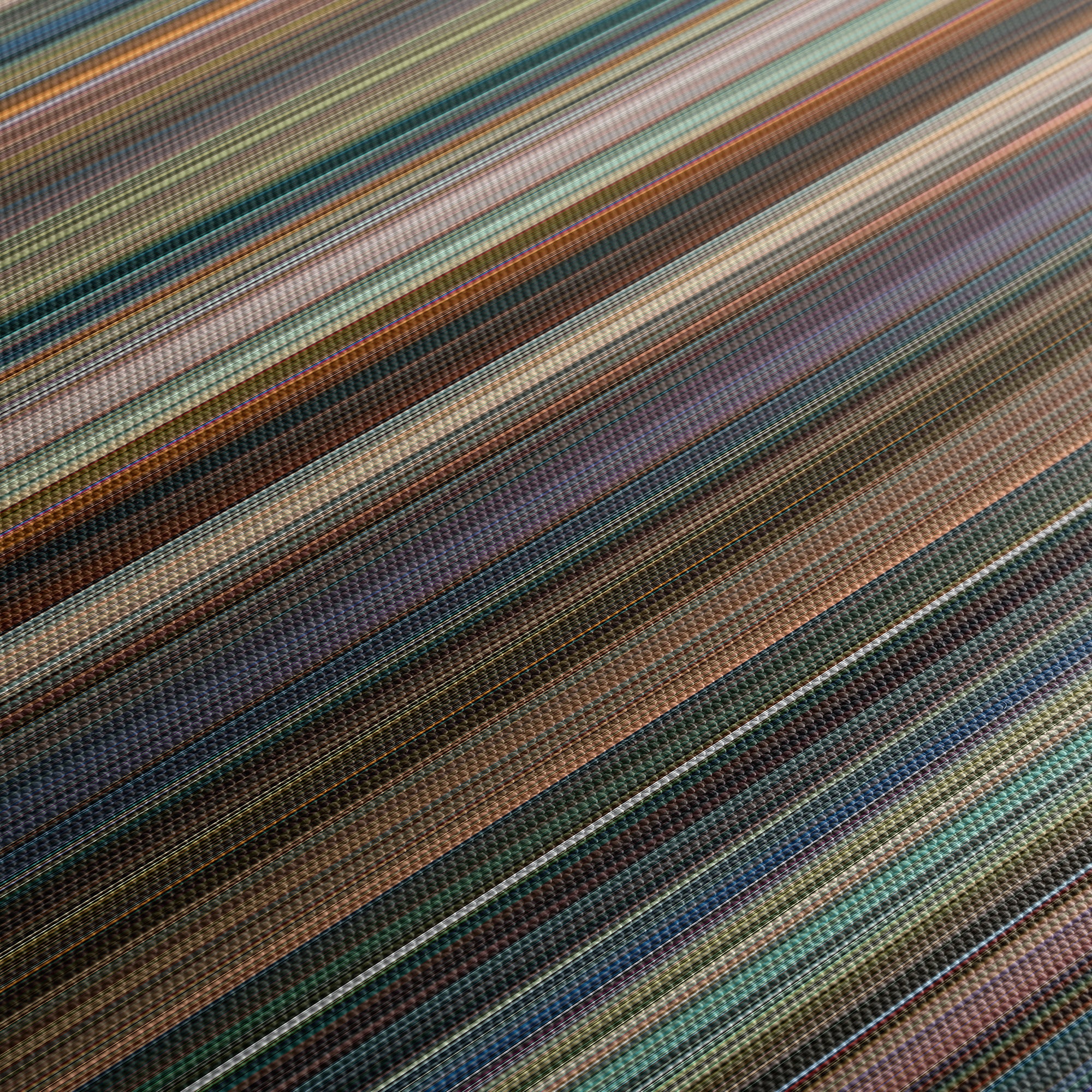 Baby Driver (2017) CineSpectrum Color Spectrum Canvas Print - Close Up of Middle of Print