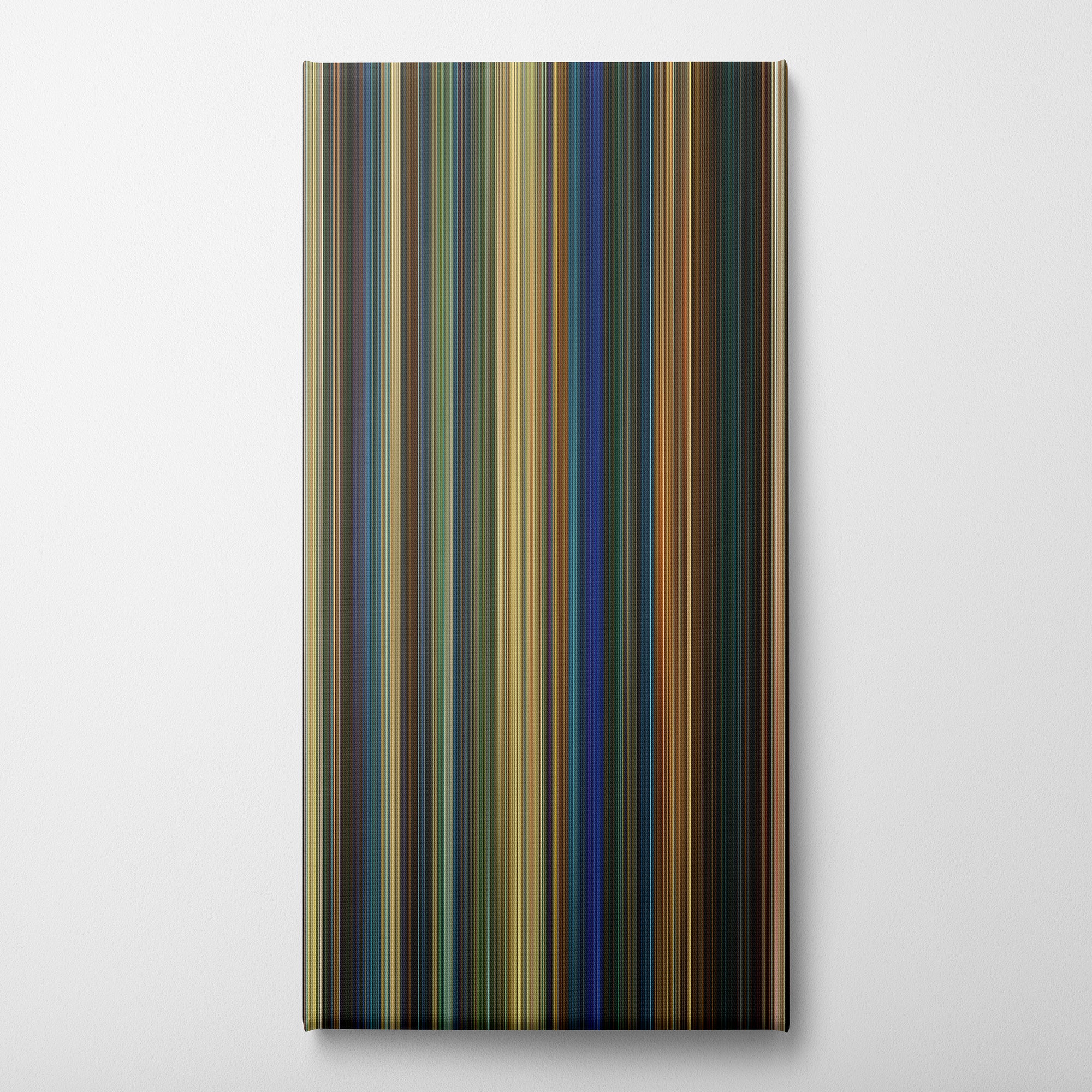 Bad Boys for Life (2020) CineSpectrum Color Spectrum Canvas Print - Vertical on Wall