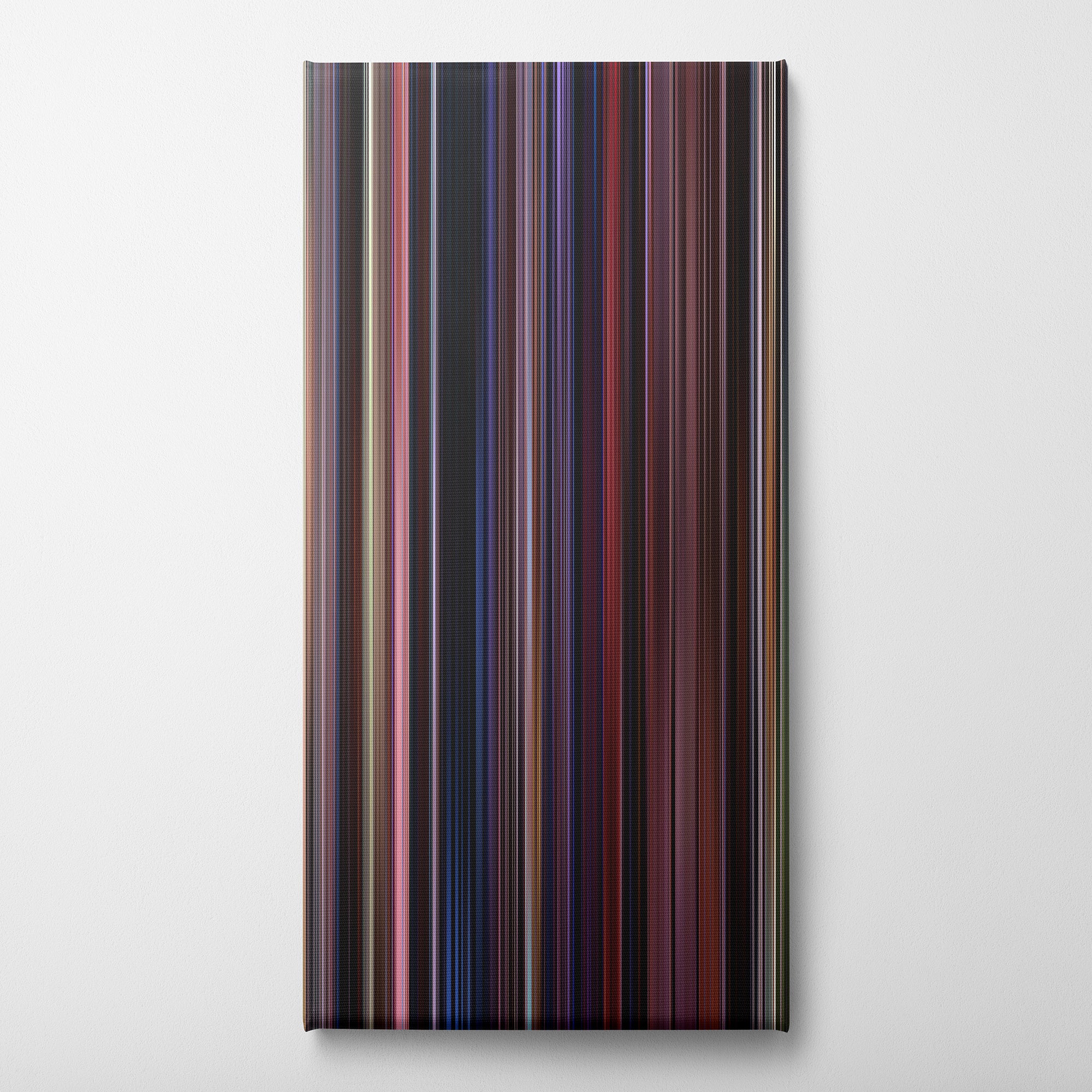 Bad Lieutenant (1992) CineSpectrum Color Spectrum Canvas Print - Vertical on Wall