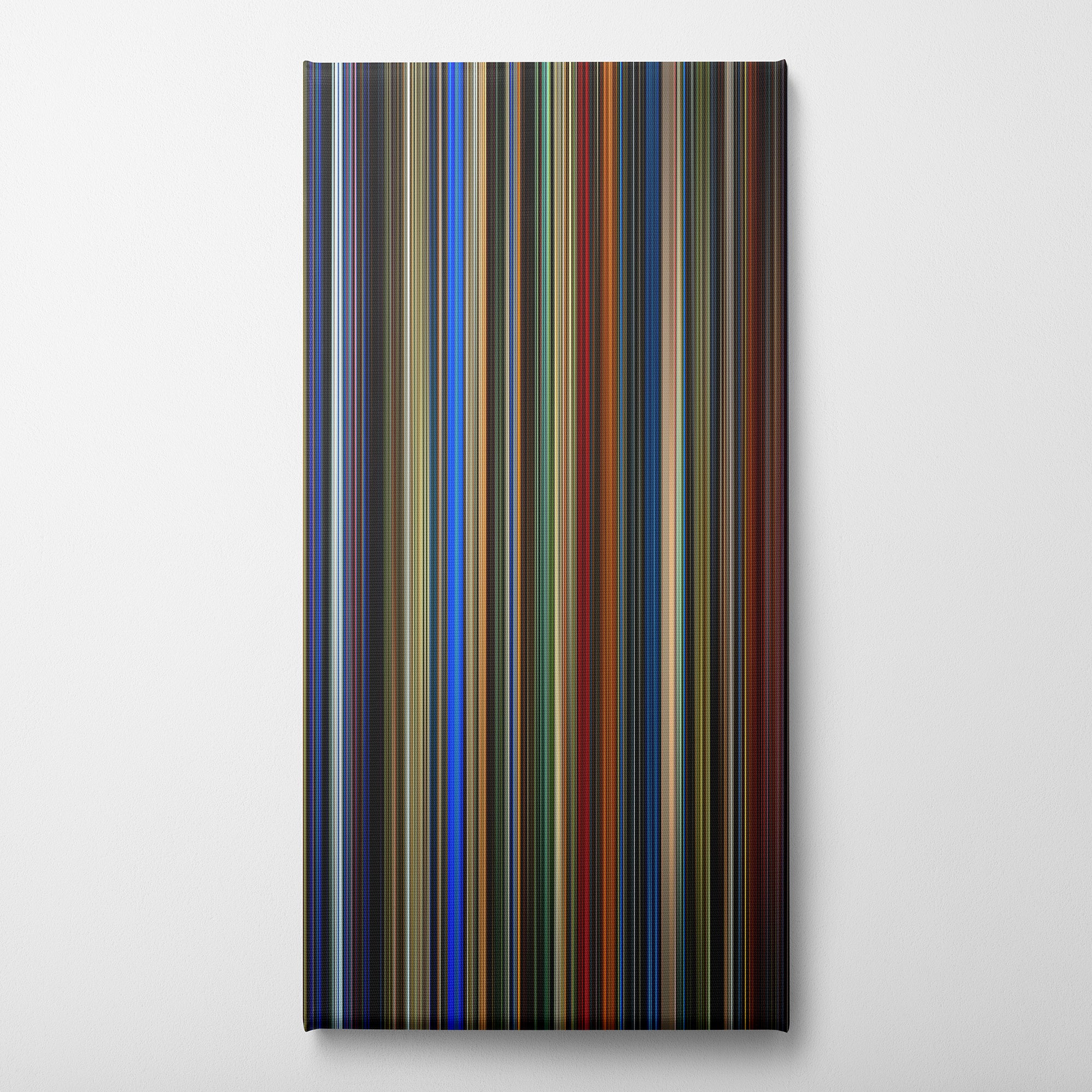 Belly (1998) CineSpectrum Color Spectrum Canvas Print - Vertical on Wall