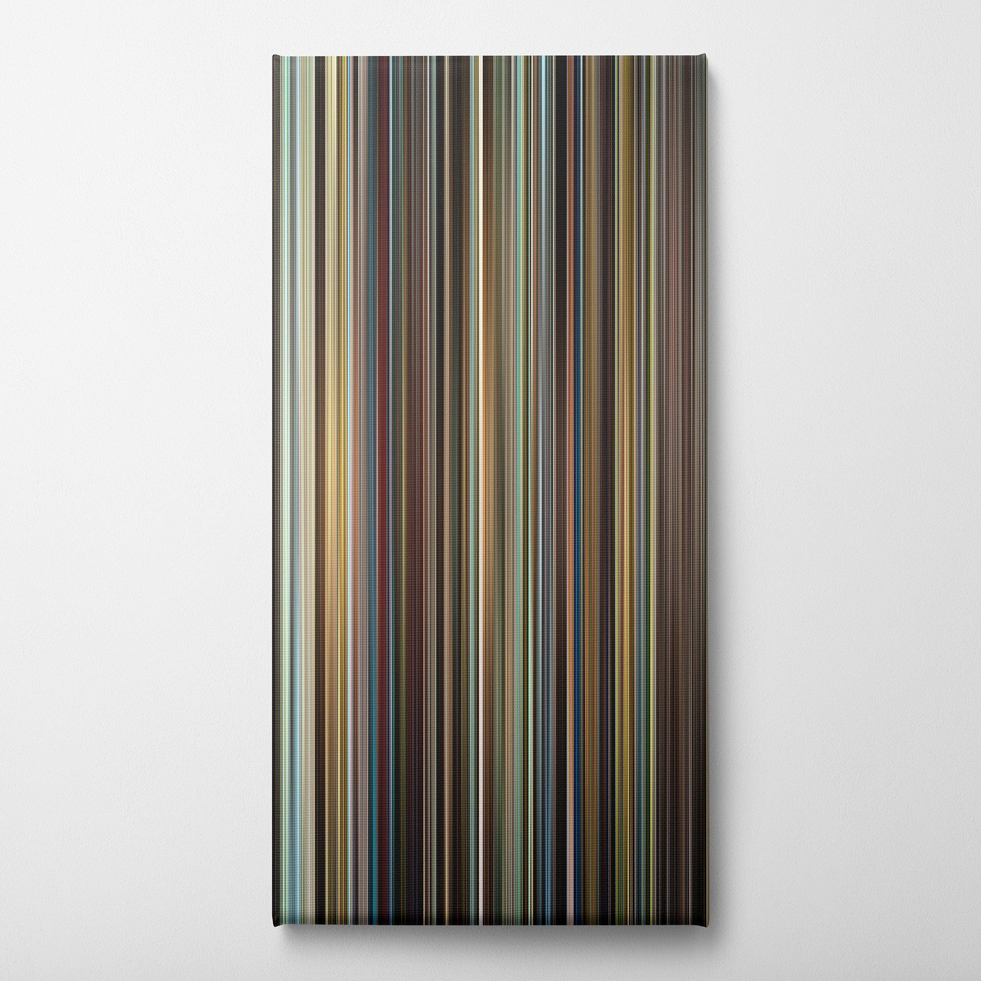 Big Eyes (2014) CineSpectrum Color Spectrum Canvas Print - Vertical on Wall