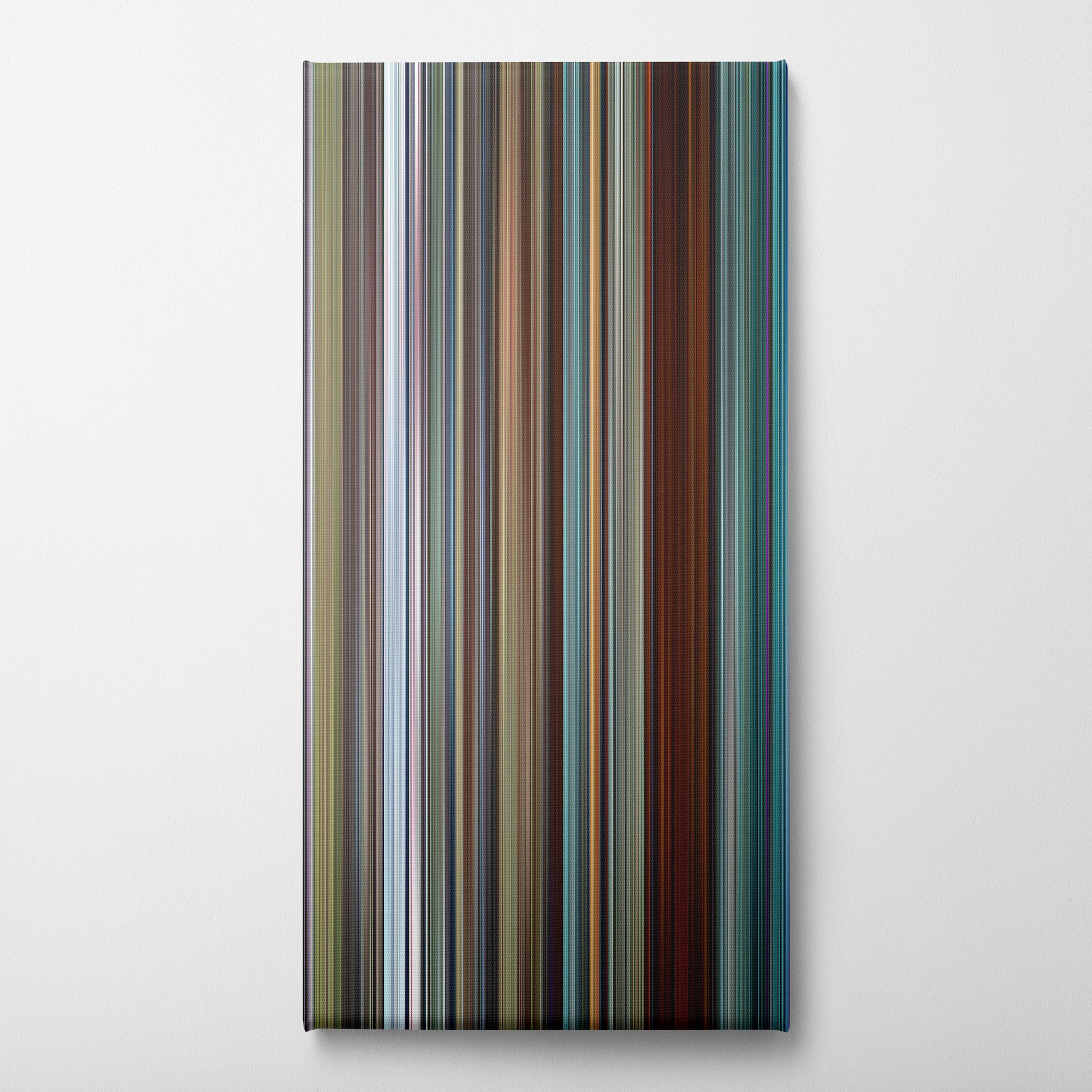 Bill and Ted Face the Music (2020) CineSpectrum Color Spectrum Canvas Print - Vertical on Wall