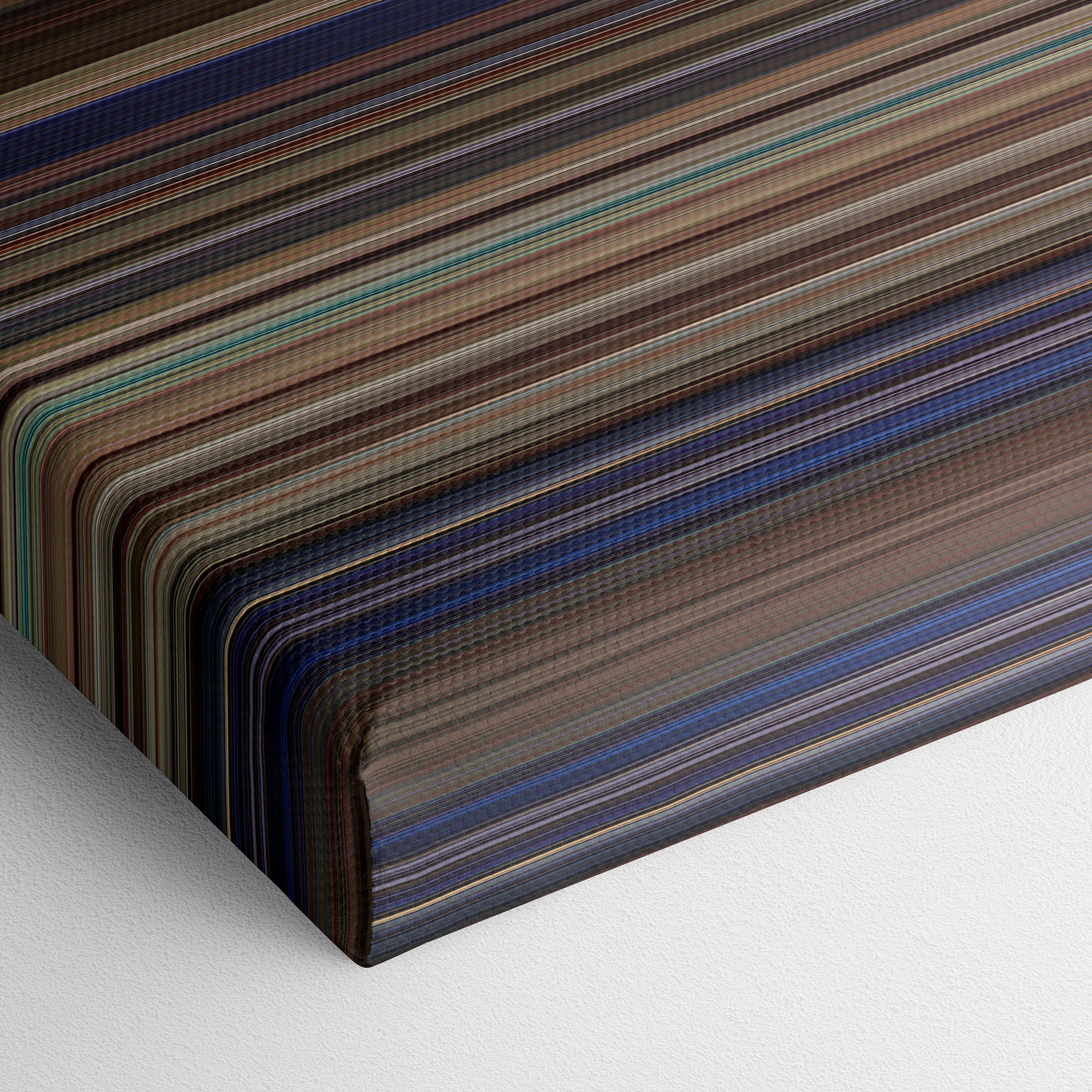 Bill and Ted's Excellent Adventure (1989) CineSpectrum Color Spectrum Canvas Print - Close Up of Bottom of Print