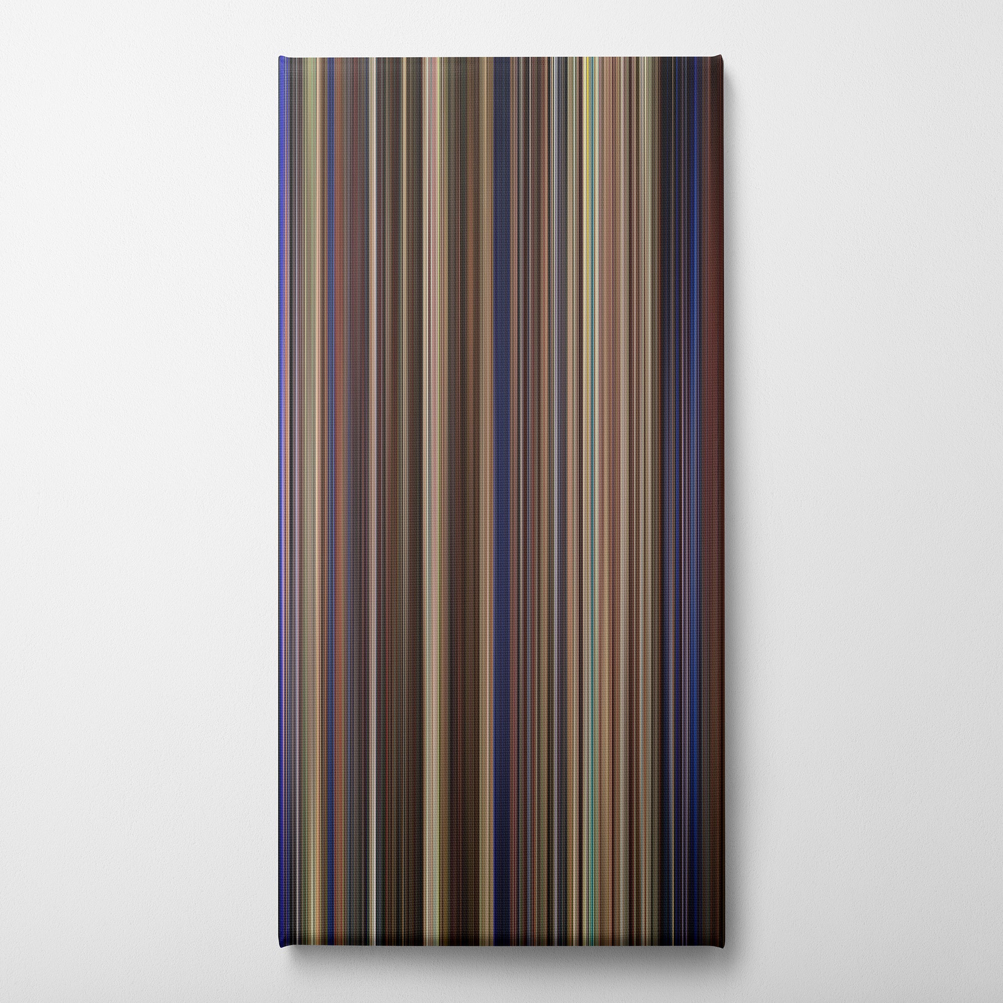 Bill and Ted's Excellent Adventure (1989) CineSpectrum Color Spectrum Canvas Print - Vertical on Wall
