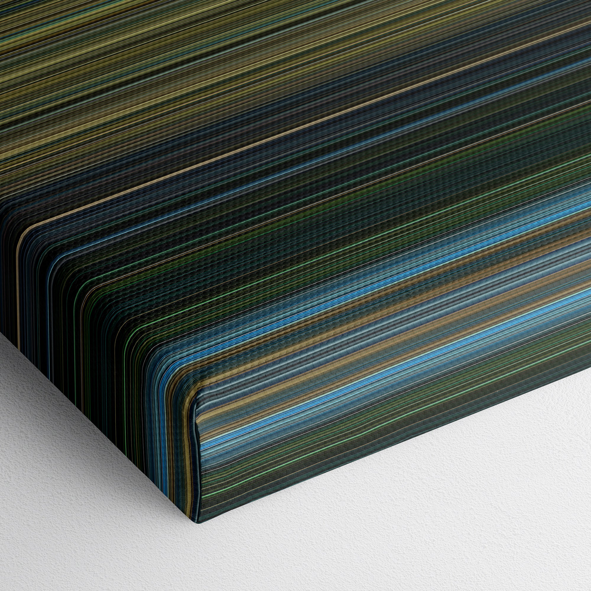 Black Hawk Down (2001) CineSpectrum Color Spectrum Canvas Print - Close Up of Bottom of Print