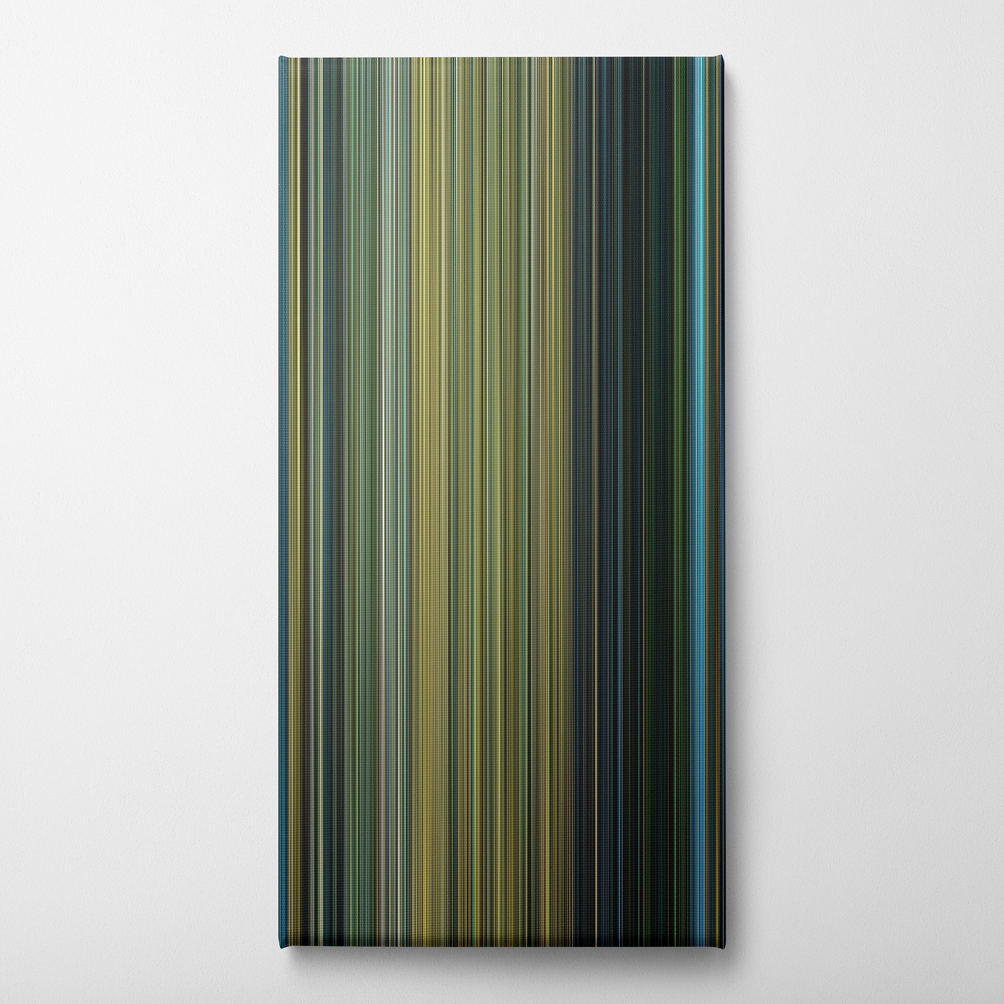 Black Hawk Down (2001) CineSpectrum Color Spectrum Canvas Print - Vertical on Wall
