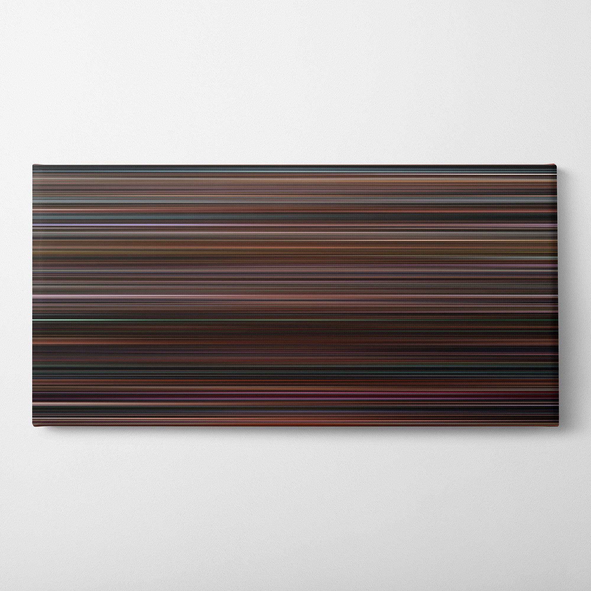 Black Swan (2010) CineSpectrum Color Spectrum Canvas Print - Horizontal on Wall