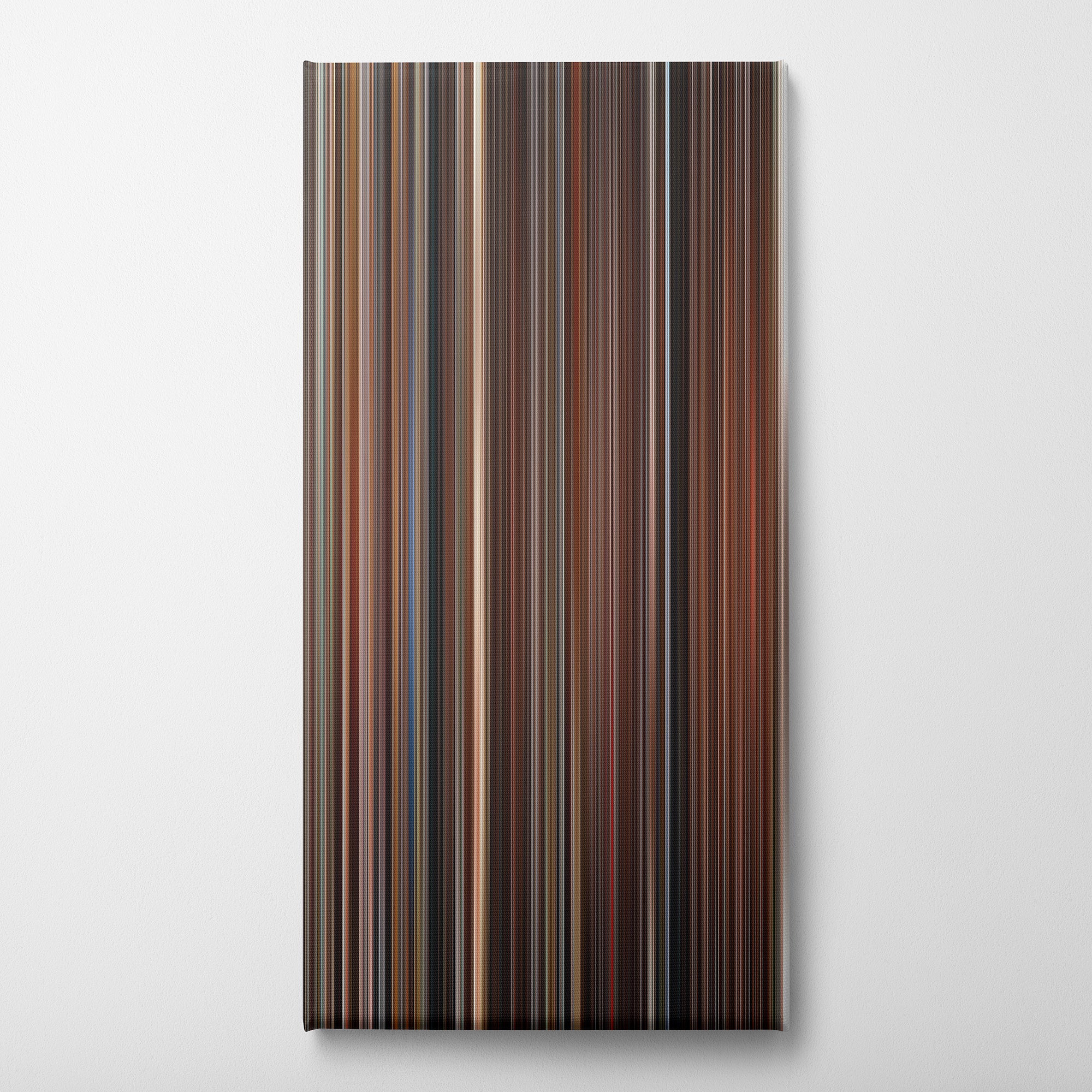 Bloodsport (1988) CineSpectrum Color Spectrum Canvas Print - Vertical on Wall