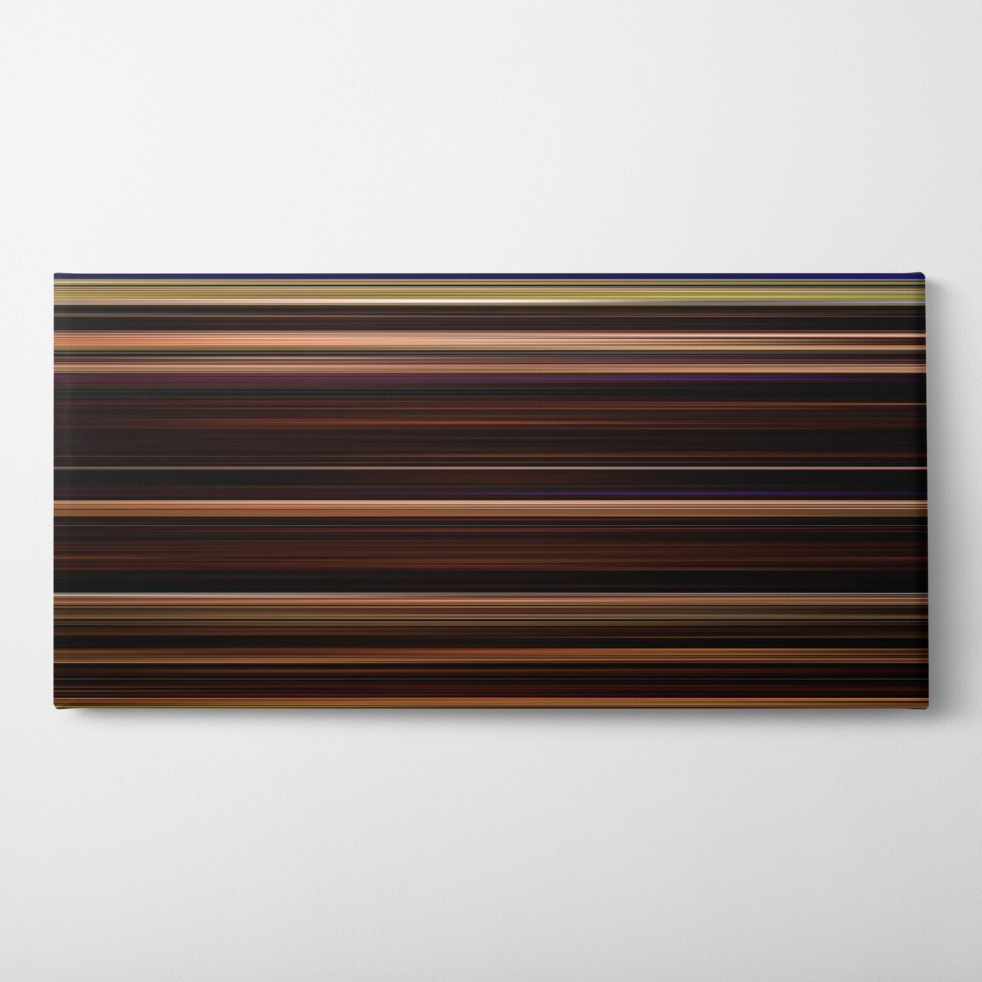 Blue Velvet (1986) CineSpectrum Color Spectrum Canvas Print - Horizontal on Wall