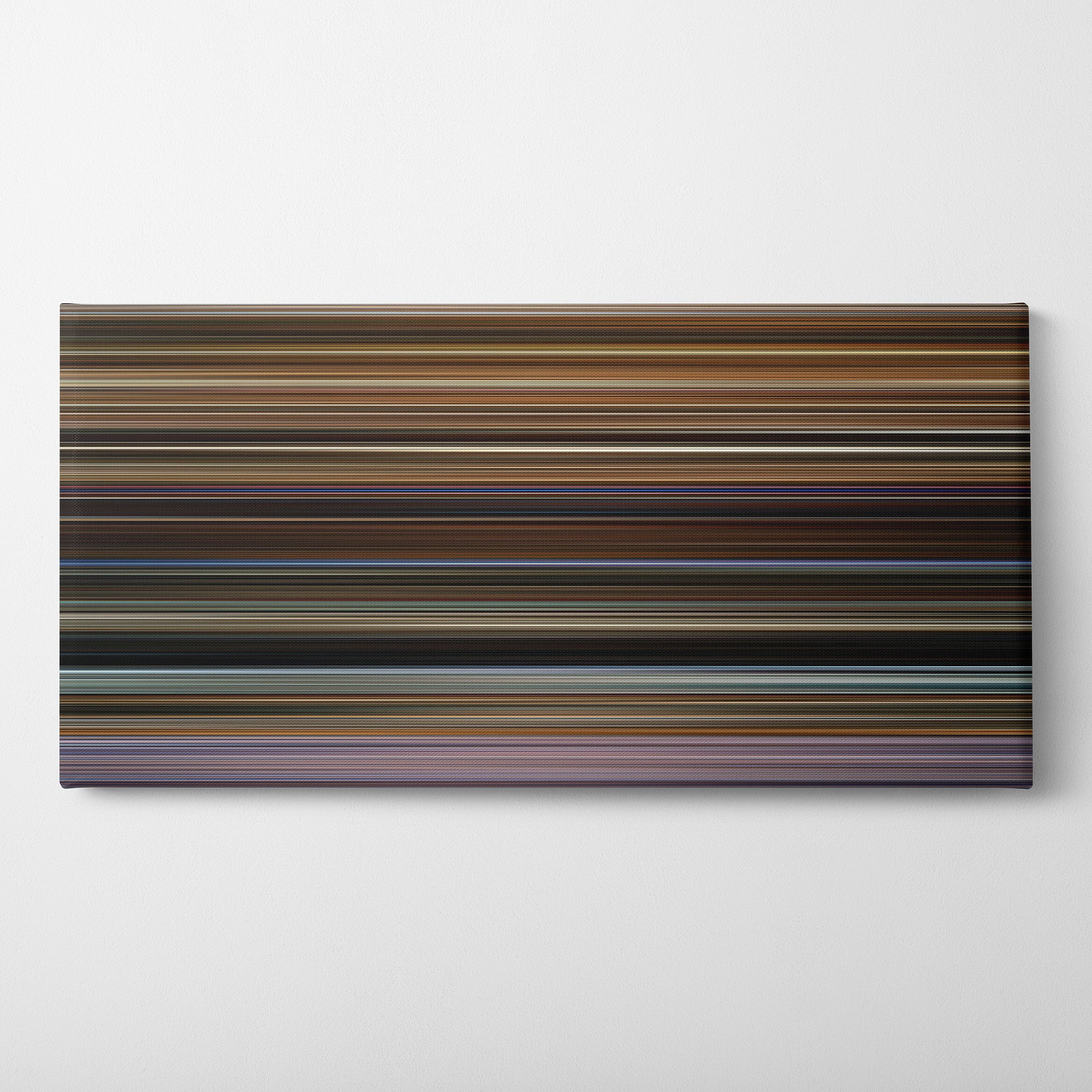 Bohemian Rhapsody (2018) CineSpectrum Color Spectrum Canvas Print - Horizontal on Wall