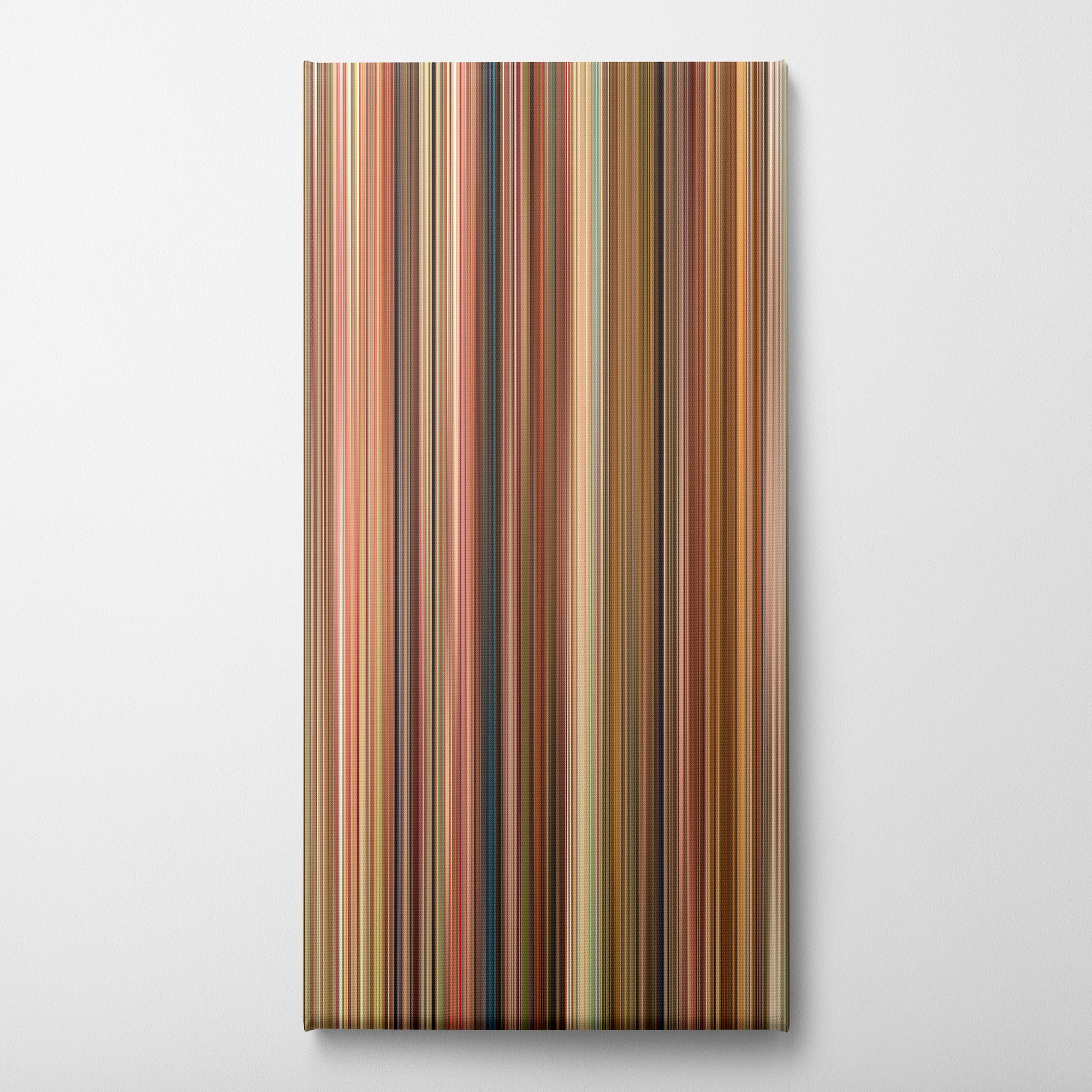 Bottle Rocket (1996) CineSpectrum Color Spectrum Canvas Print - Vertical on Wall