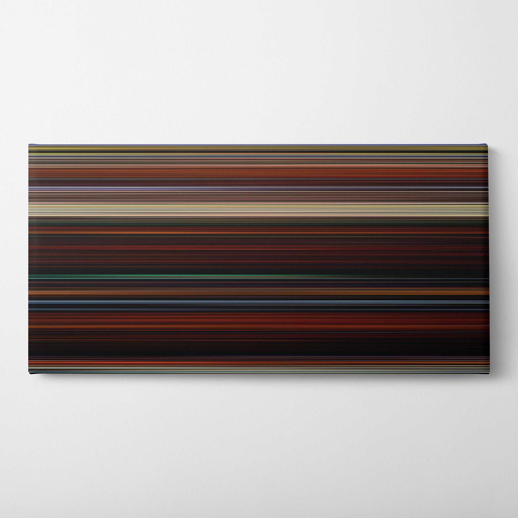 Brave (2012) CineSpectrum Color Spectrum Canvas Print - Horizontal on Wall