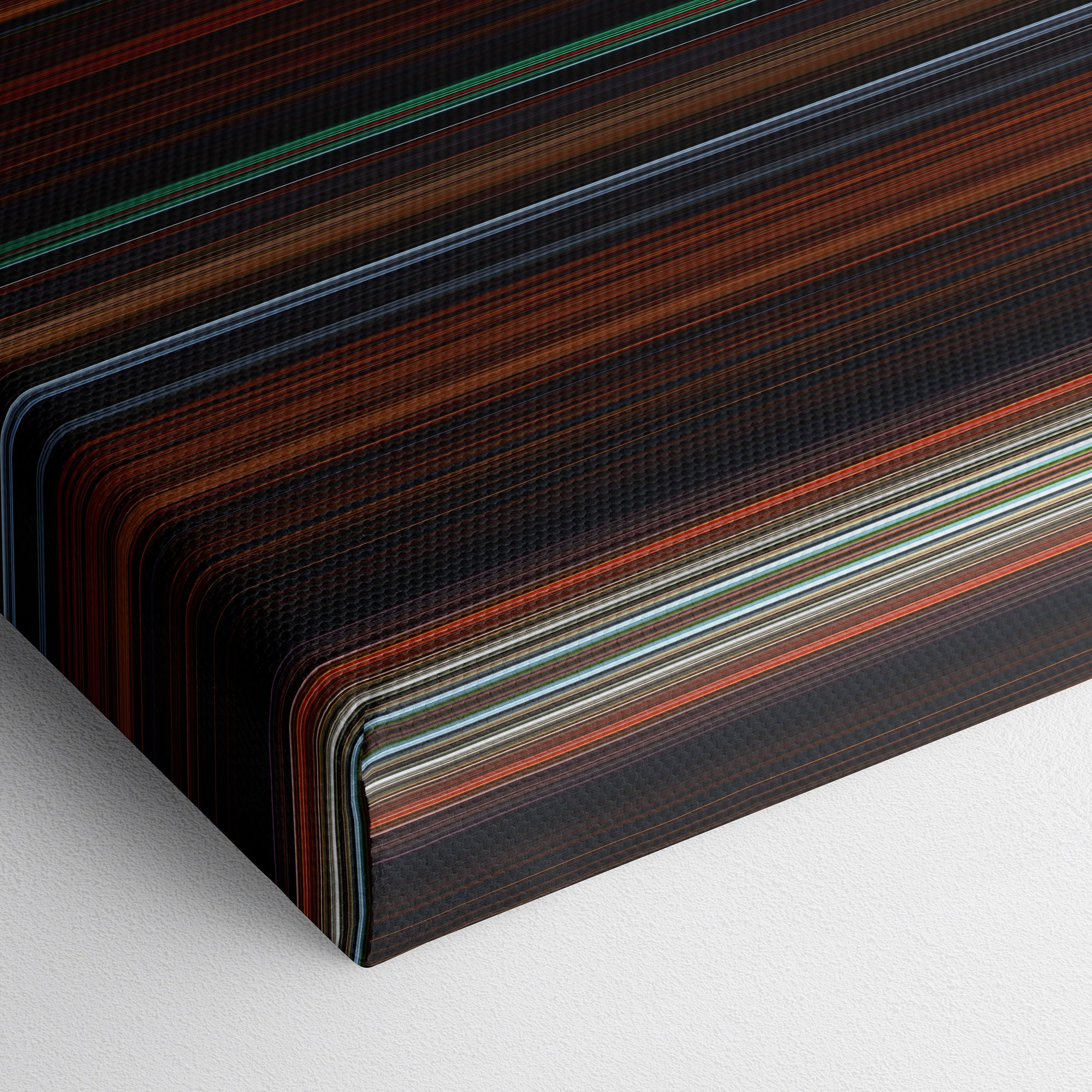 Brave (2012) CineSpectrum Color Spectrum Canvas Print - Close Up of Bottom of Print