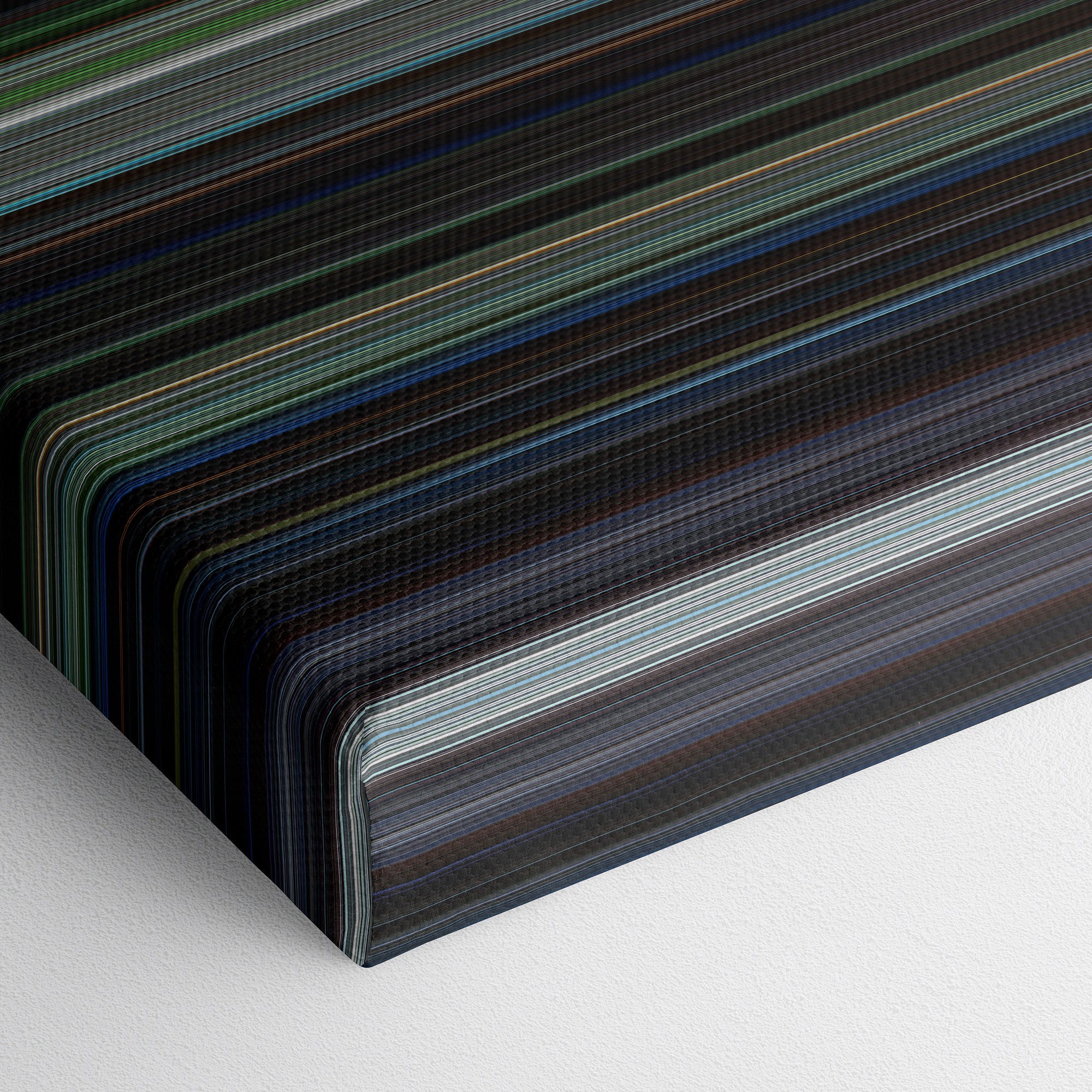 Braveheart (1995) CineSpectrum Color Spectrum Canvas Print - Close Up of Bottom of Print