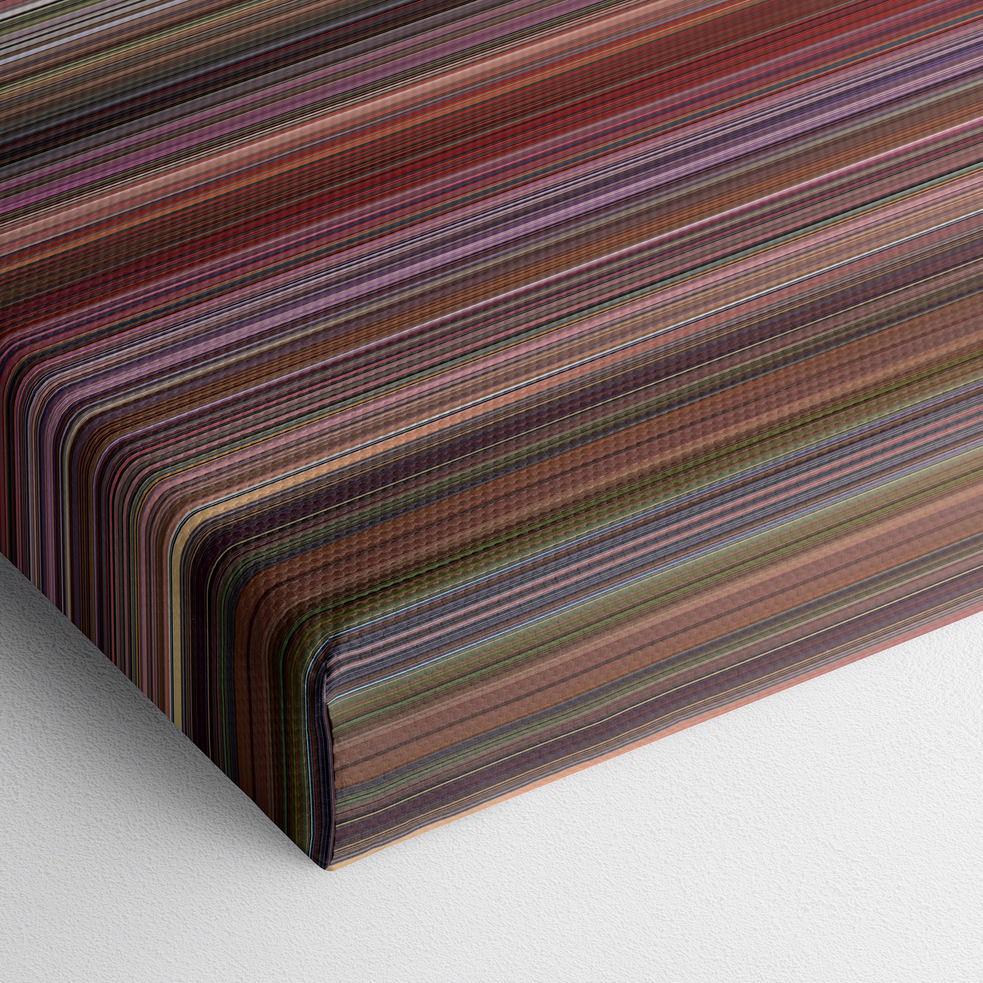 Breakfast At Tiffany's (1961) CineSpectrum Color Spectrum Canvas Print - Close Up of Bottom of Print