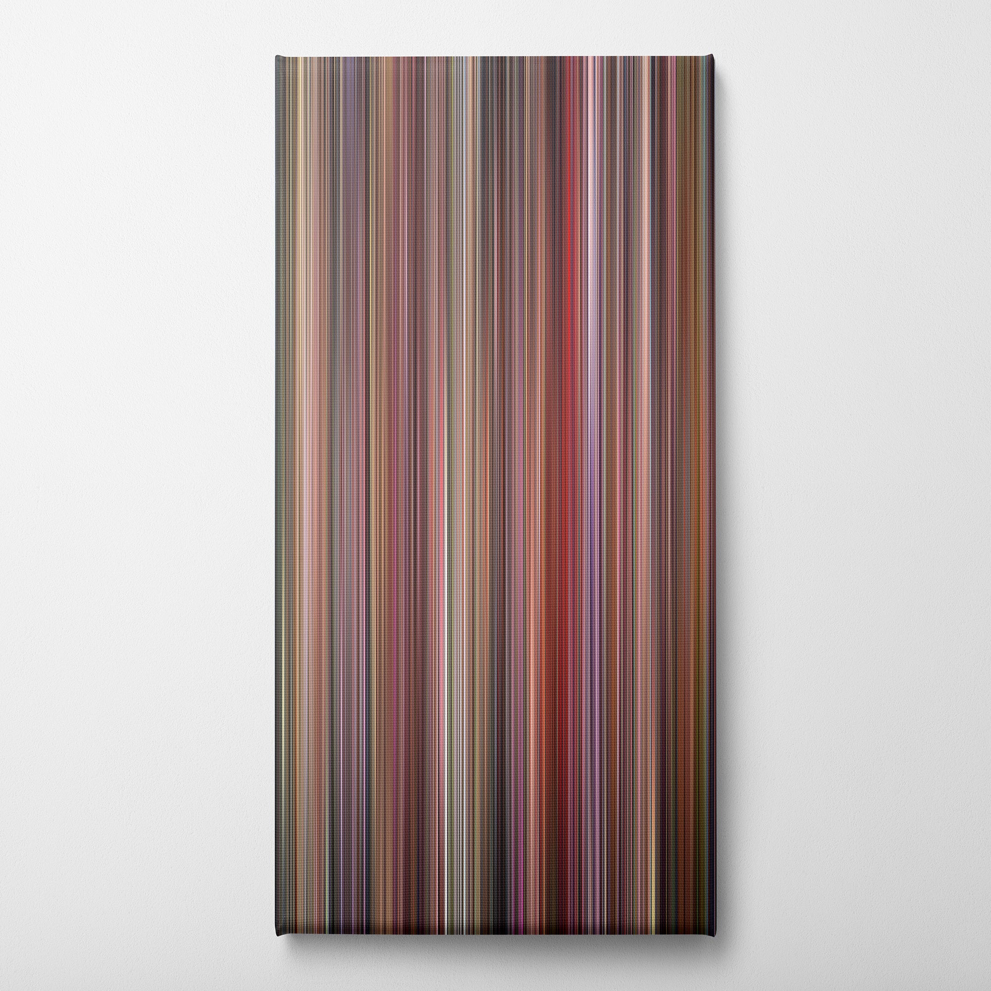 Breakfast At Tiffany's (1961) CineSpectrum Color Spectrum Canvas Print - Vertical on Wall