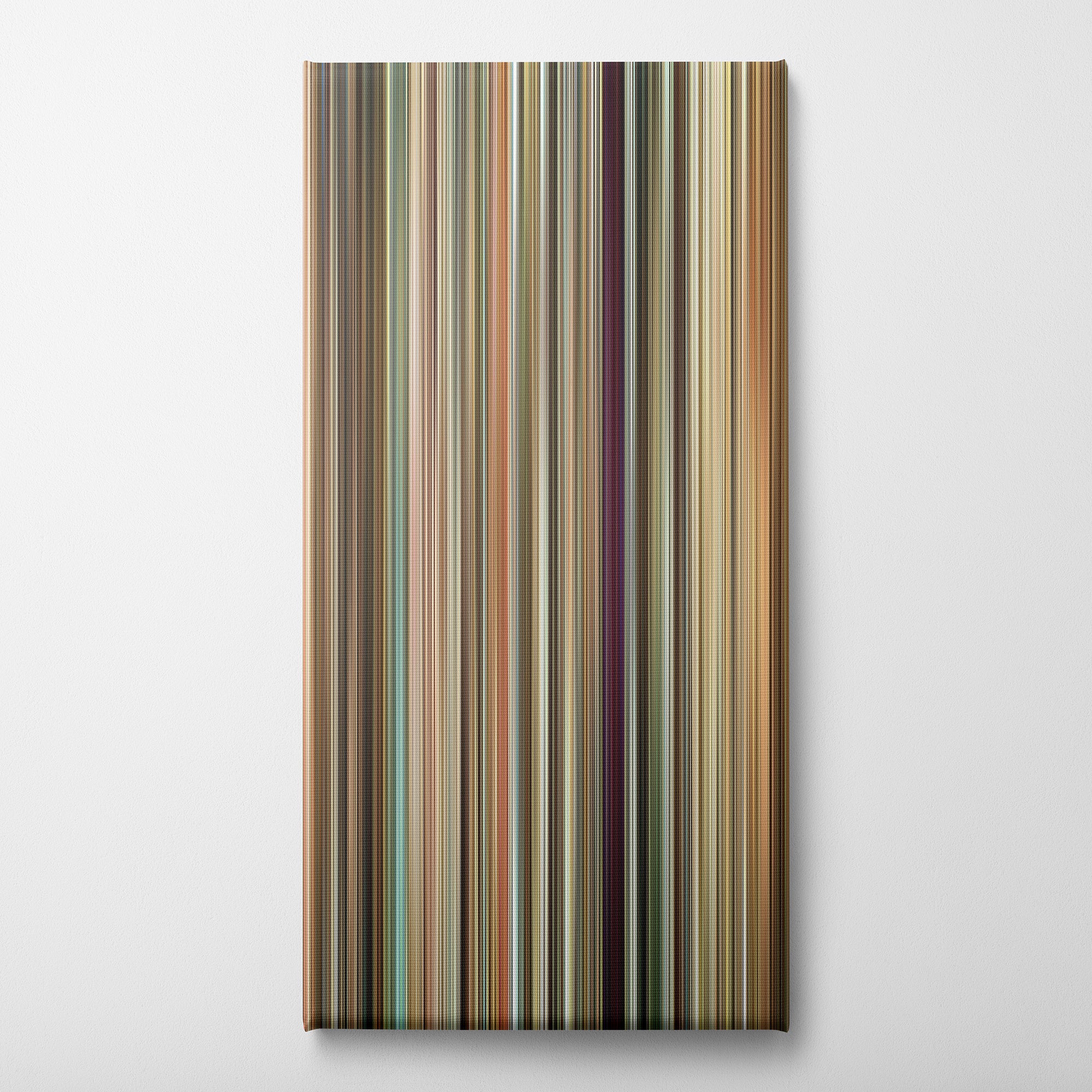 Bride Wars (2009) CineSpectrum Color Spectrum Canvas Print - Vertical on Wall