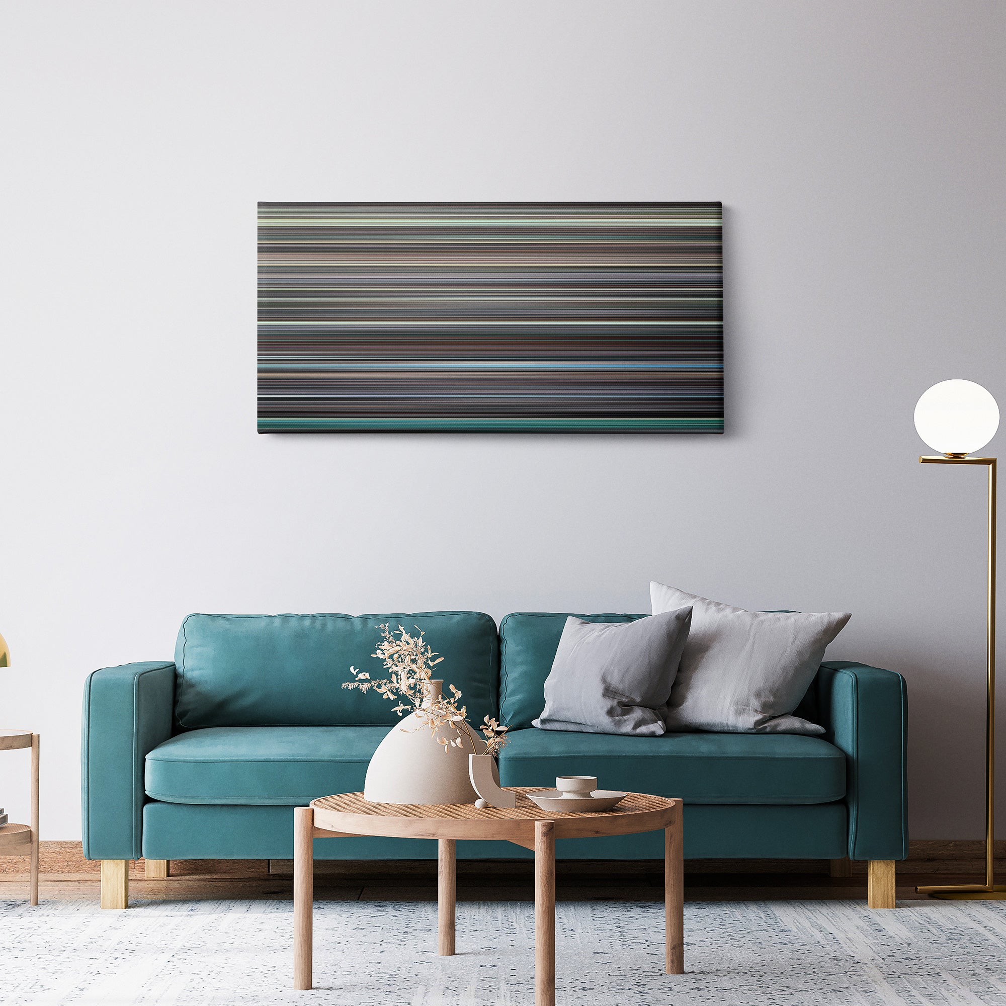 Bringing Out the Dead (1999) CineSpectrum Color Spectrum Canvas Print - Hanging Horizontal on Wall in Room