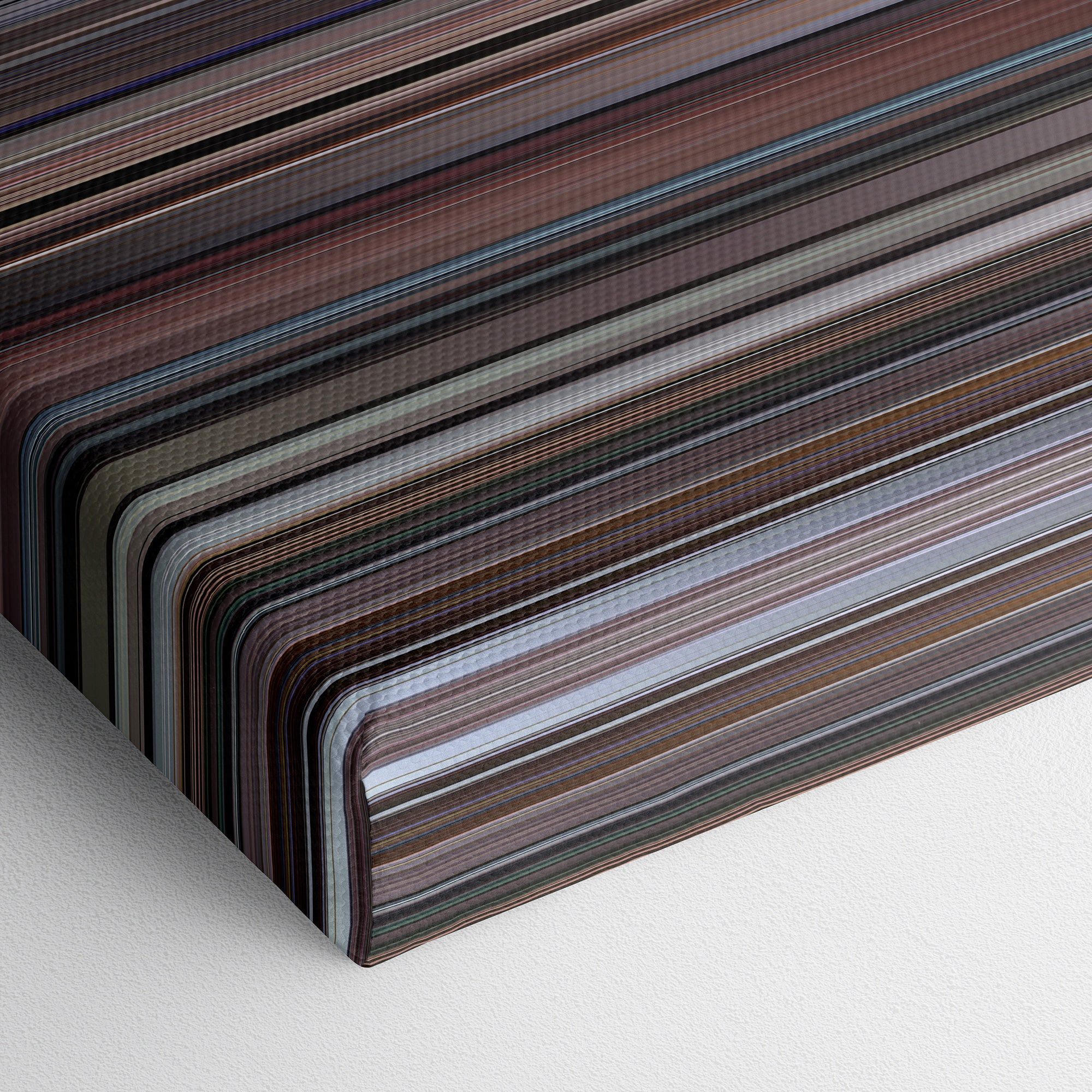 Buffalo 66 (1998) CineSpectrum Color Spectrum Canvas Print - Close Up of Bottom of Print