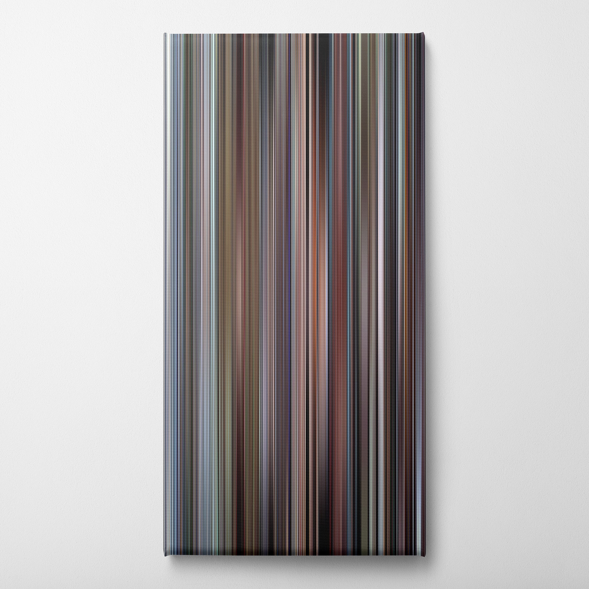 Buffalo 66 (1998) CineSpectrum Color Spectrum Canvas Print - Vertical on Wall