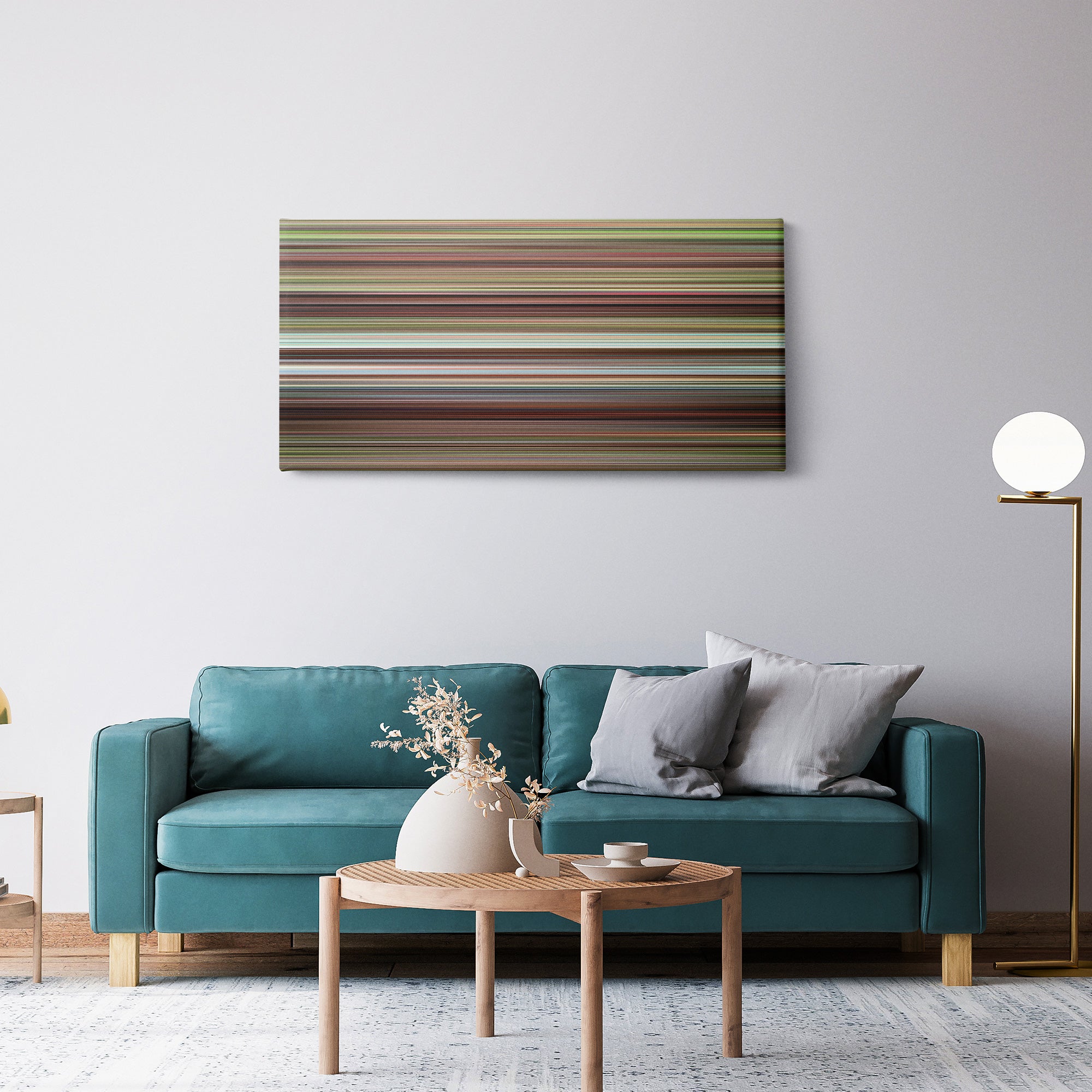 Caddyshack (1980) CineSpectrum Color Spectrum Canvas Print - Hanging Horizontal on Wall in Room