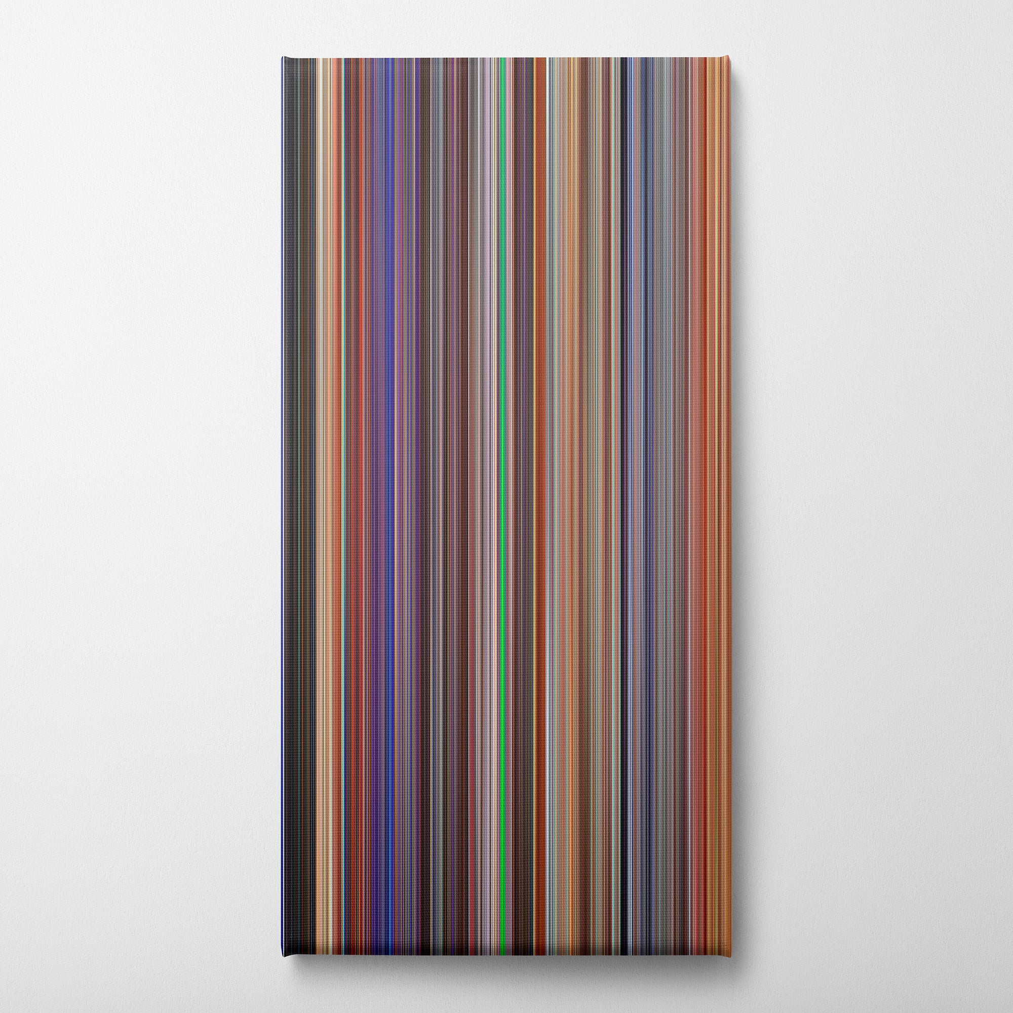 Cars 2 (2011) CineSpectrum Color Spectrum Canvas Print - Vertical on Wall