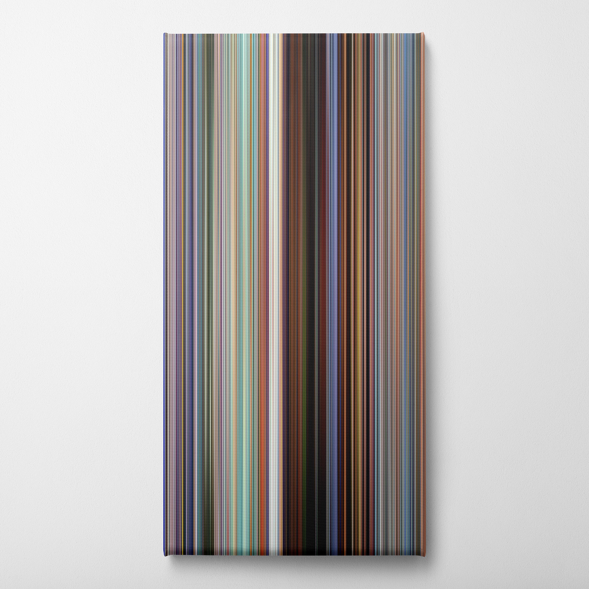 Cars 3 (2017) CineSpectrum Color Spectrum Canvas Print - Vertical on Wall