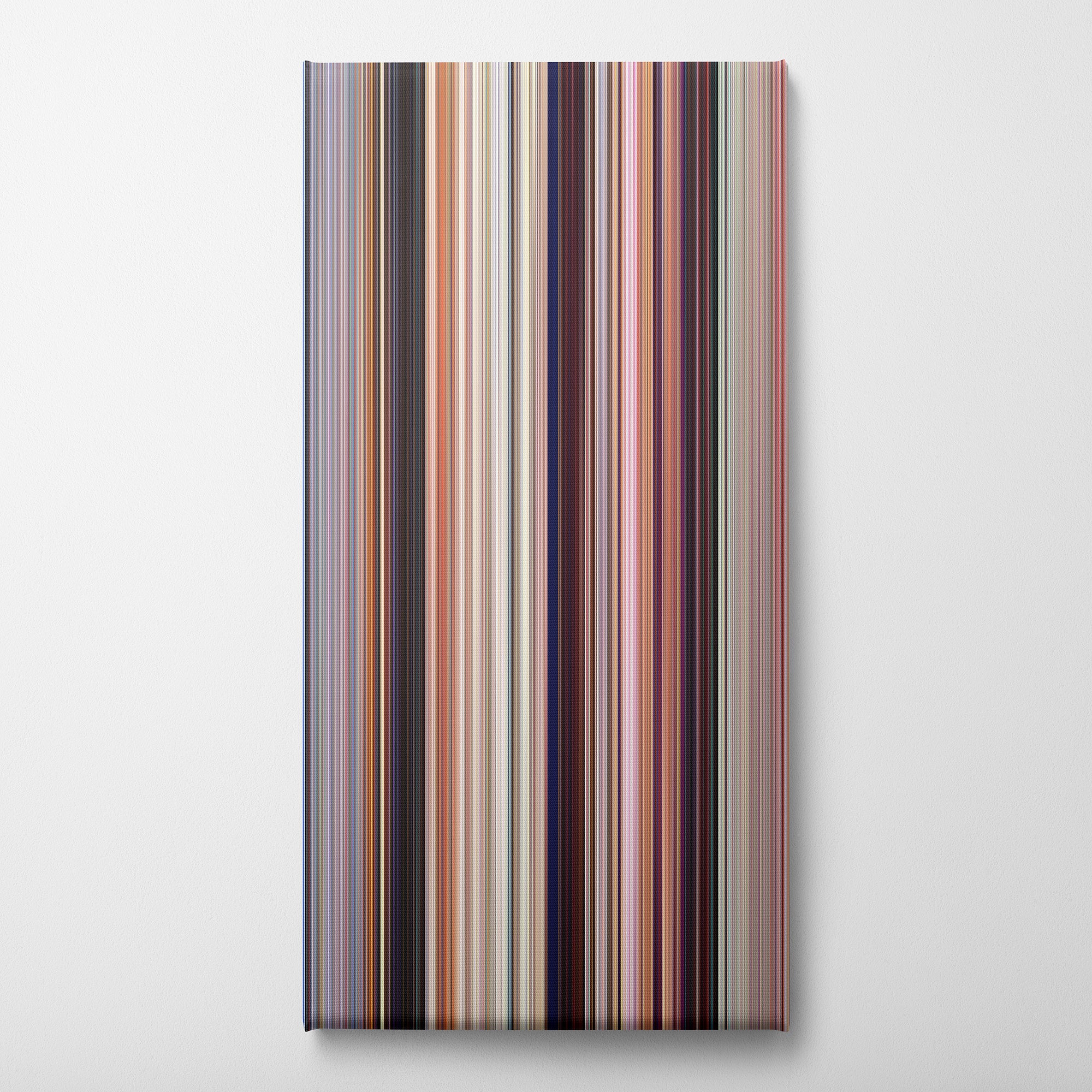 Cars (2006) CineSpectrum Color Spectrum Canvas Print - Vertical on Wall