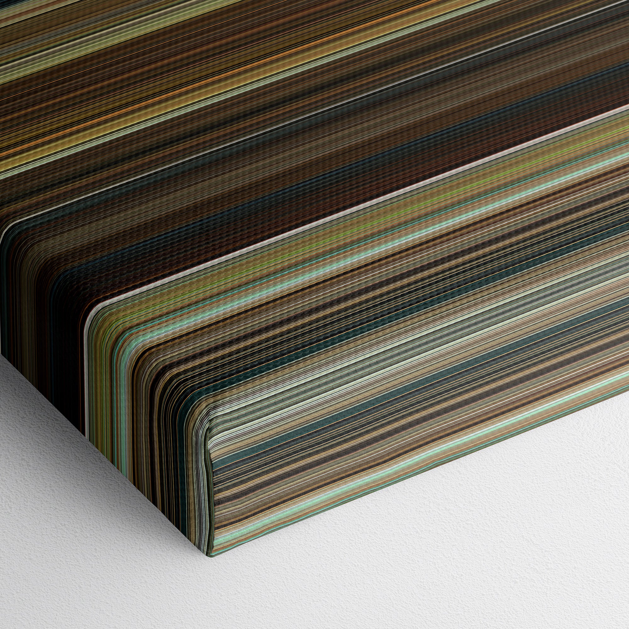 Casino Royale (2006) CineSpectrum Color Spectrum Canvas Print - Close Up of Bottom of Print