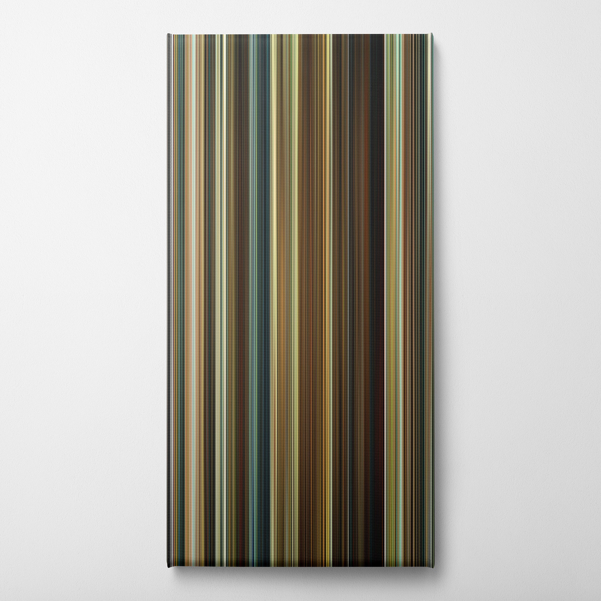 Casino Royale (2006) CineSpectrum Color Spectrum Canvas Print - Vertical on Wall