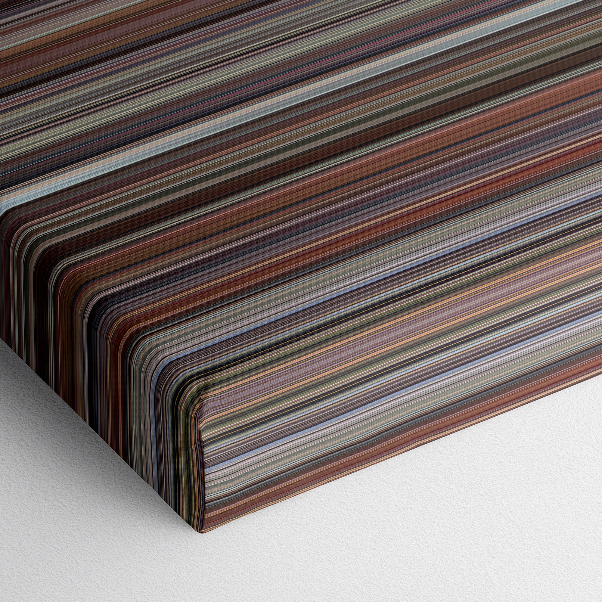 Casino (1995) CineSpectrum Color Spectrum Canvas Print - Close Up of Bottom of Print