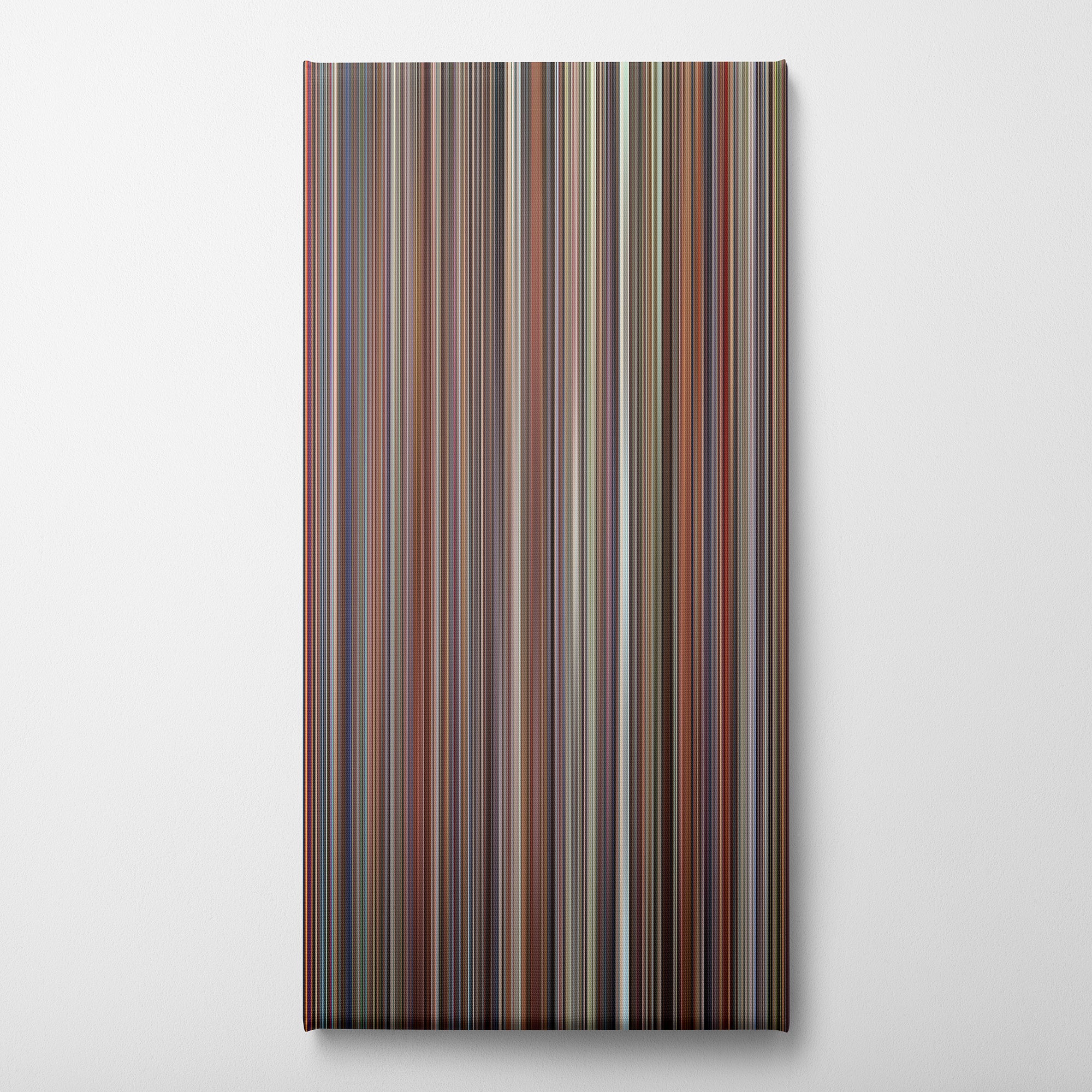 Casino (1995) CineSpectrum Color Spectrum Canvas Print - Vertical on Wall