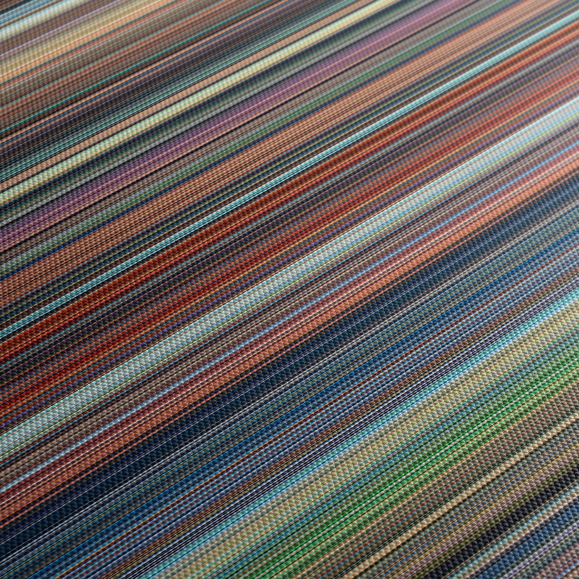 Castle in the Sky (1986) CineSpectrum Color Spectrum Canvas Print - Close Up of Middle of Print